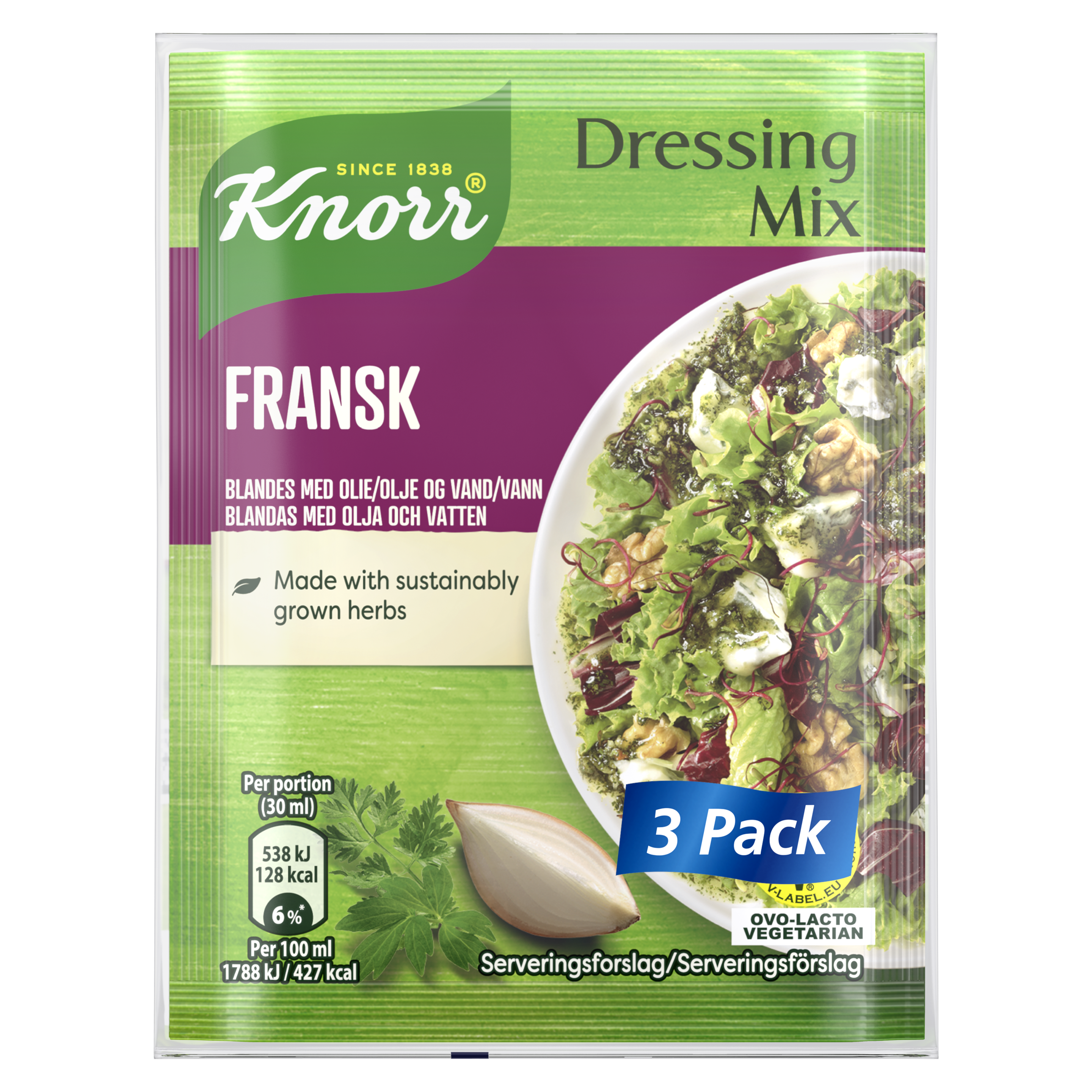 Fransk dressingmix packshot