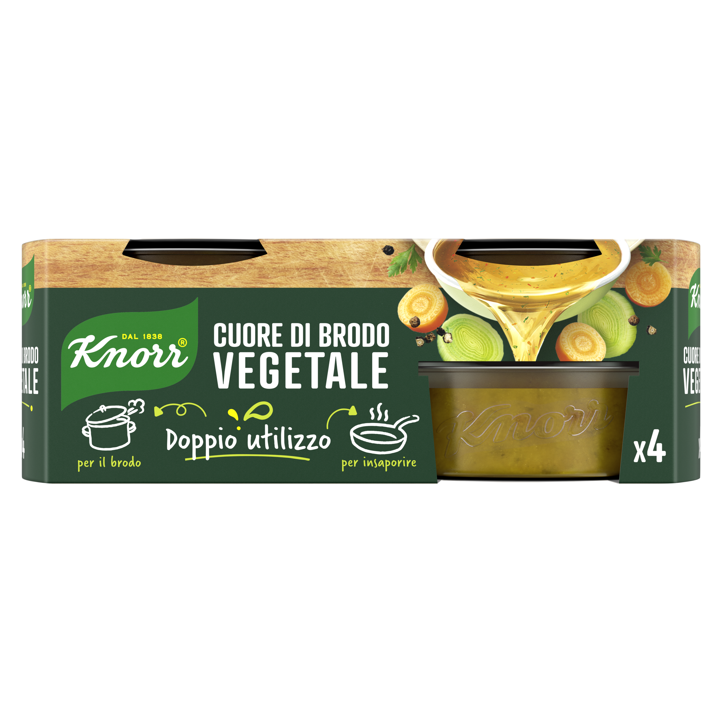 Cuore di Brodo vegetali packshot