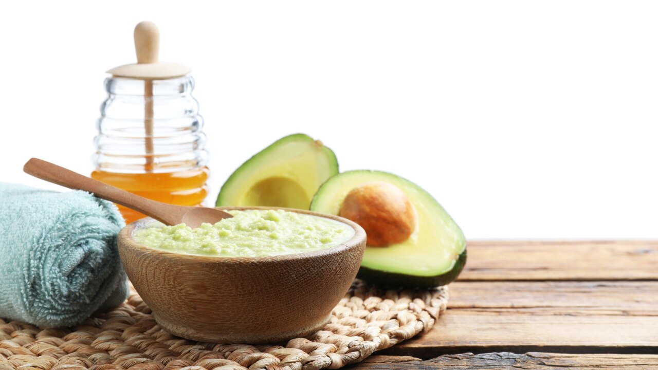 1. Avocado and Honey Mask