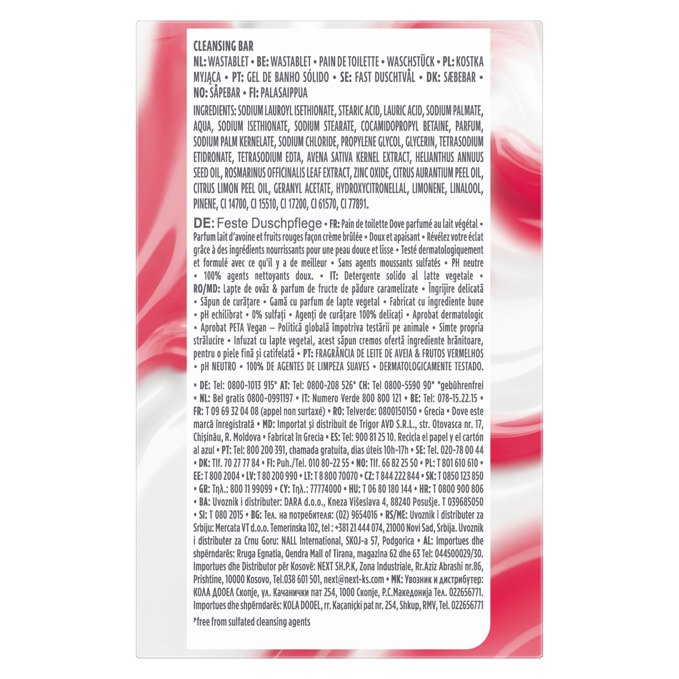 Docciaschiuma Solido Oat Milk & Berry Brulee