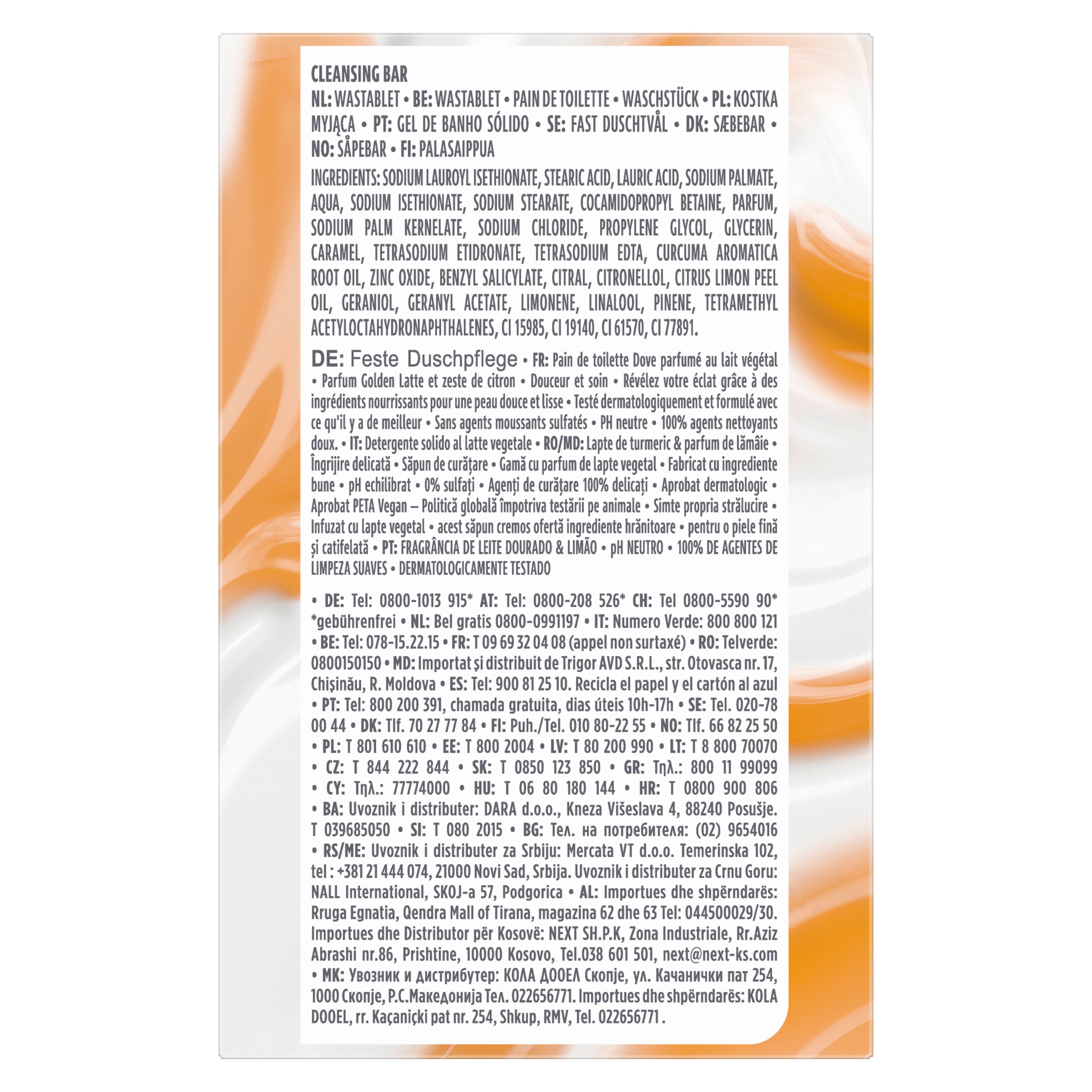 Docciaschiuma Solido Turmeric Milk & Lemon Drop