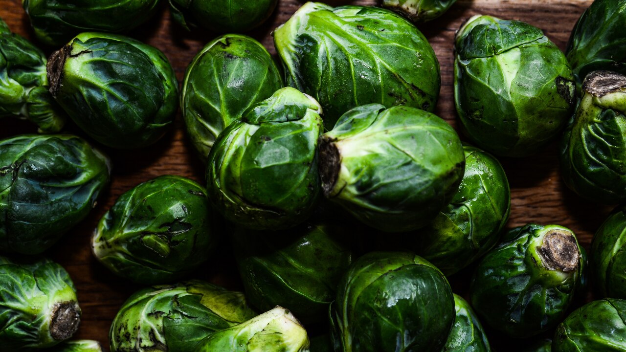 Spinach and Brussels Sprouts: