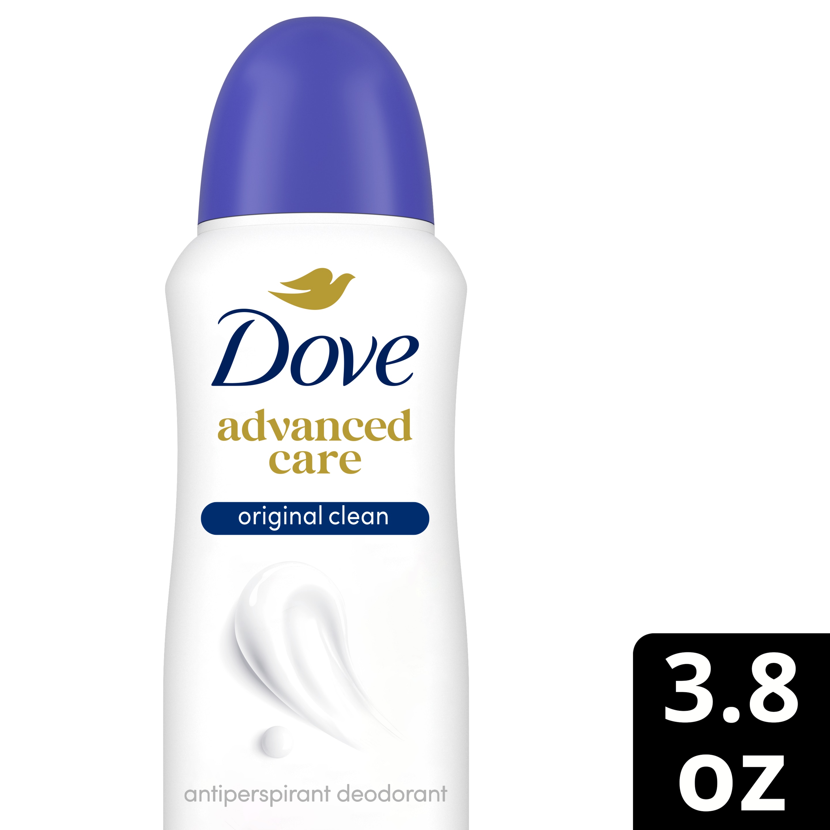 Dove Advanced Care Original Clean Antiperspirant Dry Spray  3.8 oz packshot