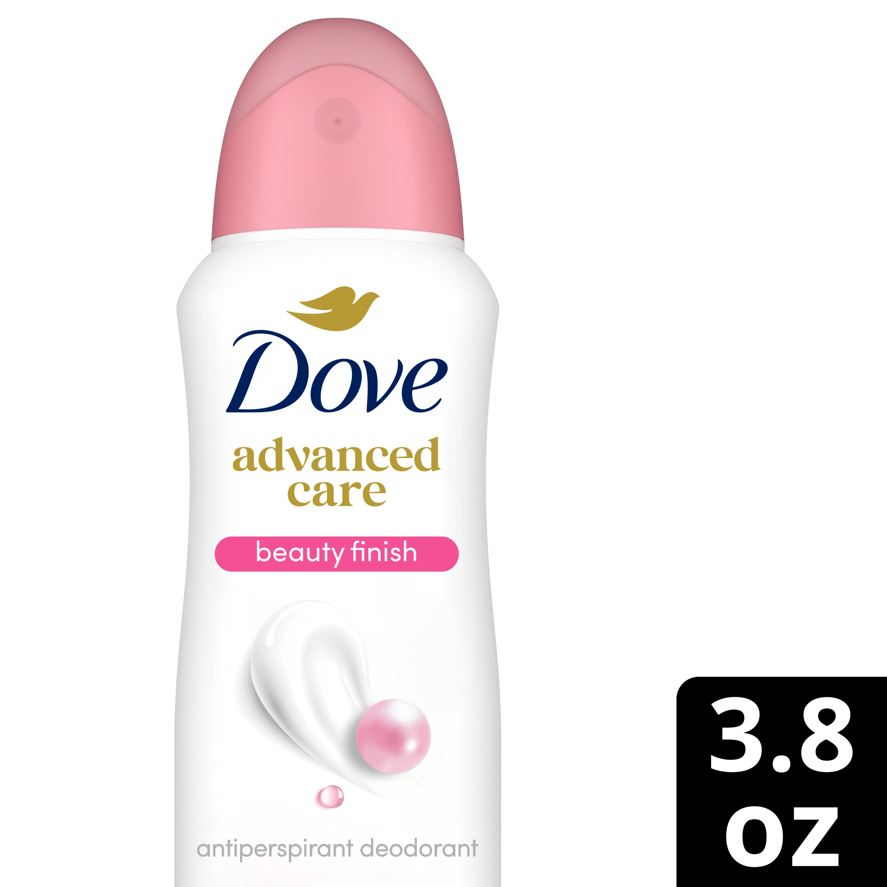 Dove Advanced Care Beauty Finish Antiperspirant Dry Spray  3.8 oz packshot