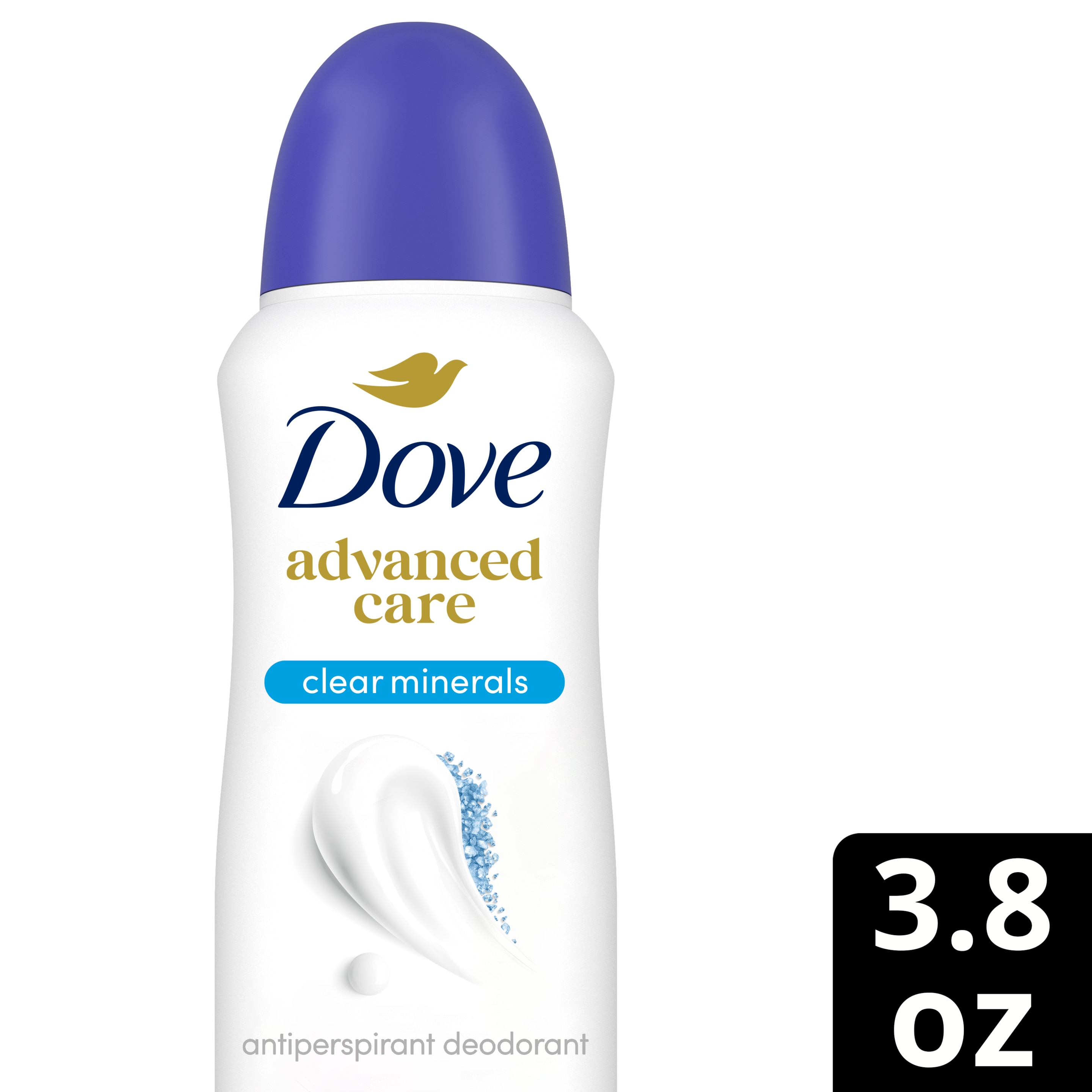 Dove Advanced Care Clear Minerals Antiperspirant Dry Spray 3.8 oz packshot