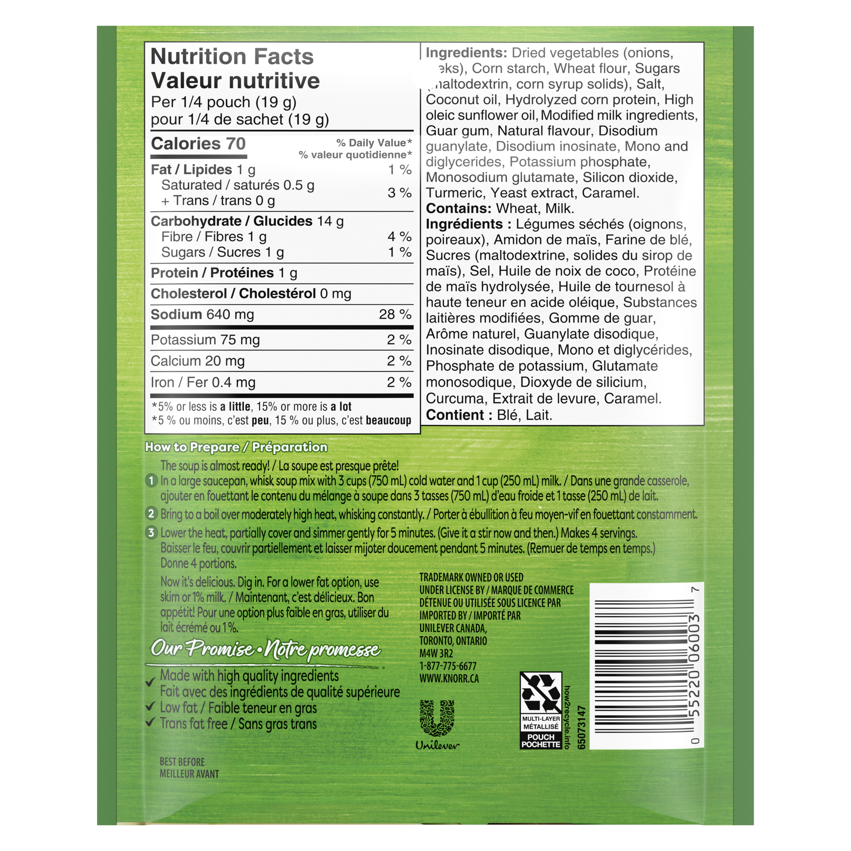 Knorr® Cream of Leek Soup Mix