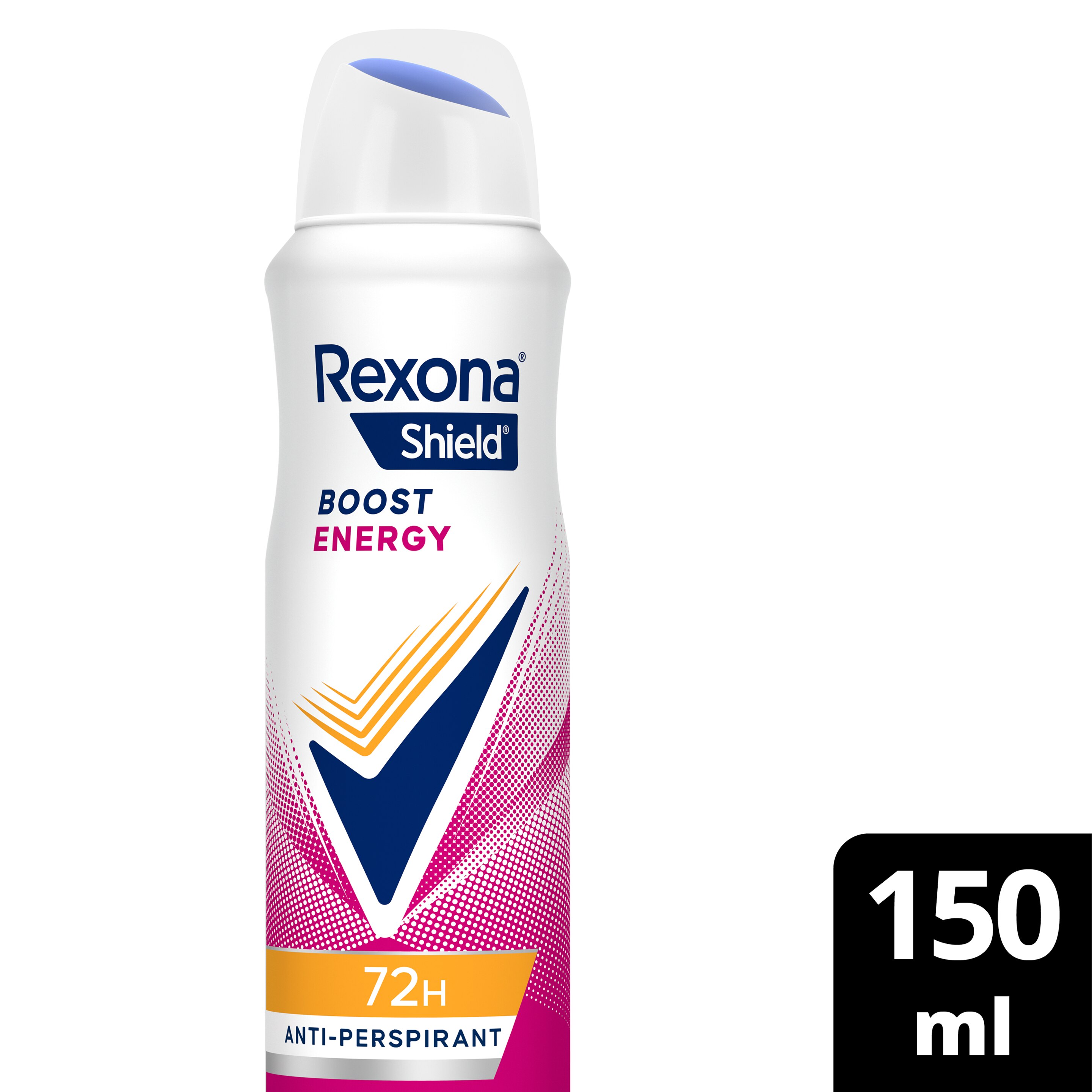 Rexona Female  Energy Boost  Antiperspirant Deodorant Body Spray  150ml packshot