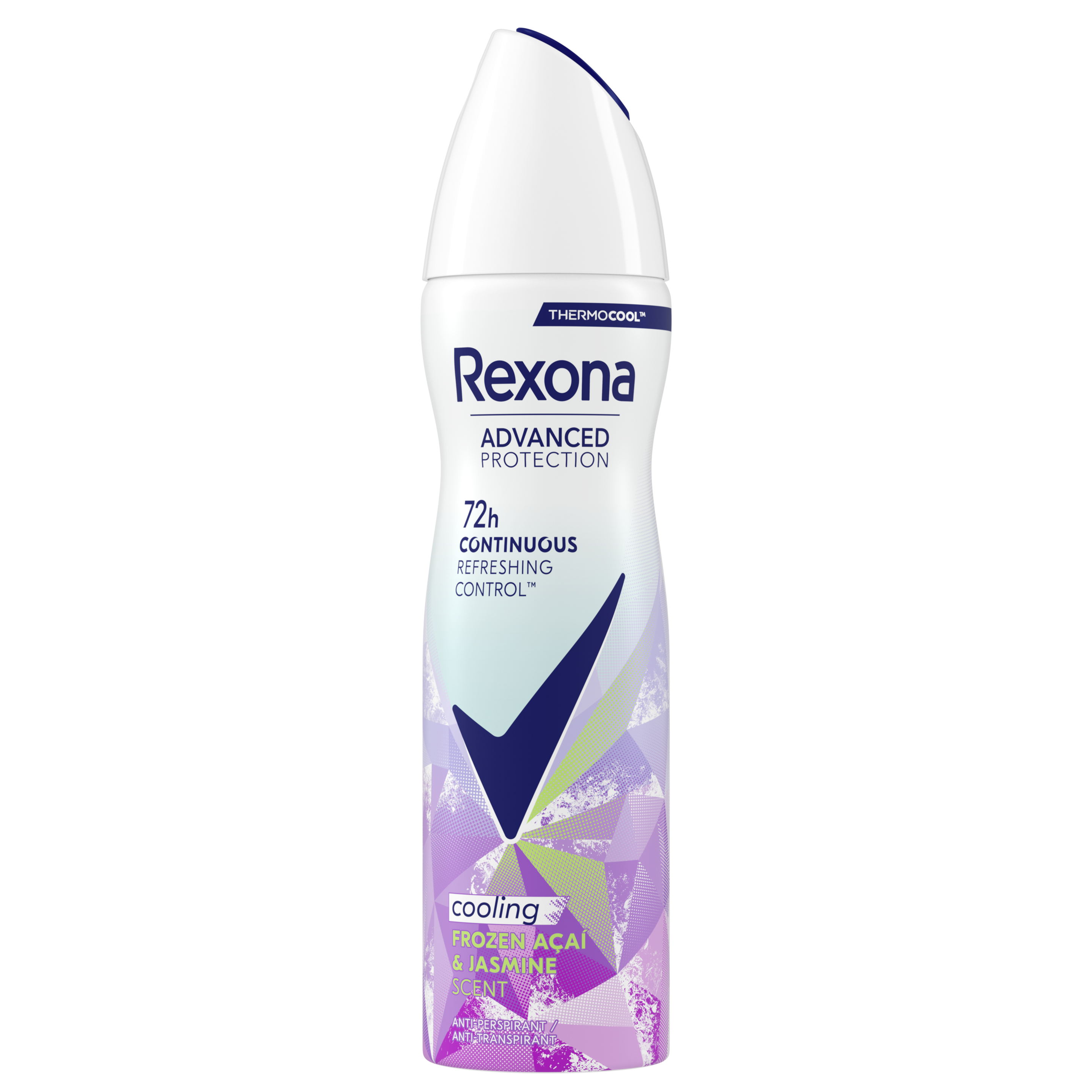 Rexona Thermocool Frozen Acai & Jasmine izzadásgátló aeroszol 150ml packshot