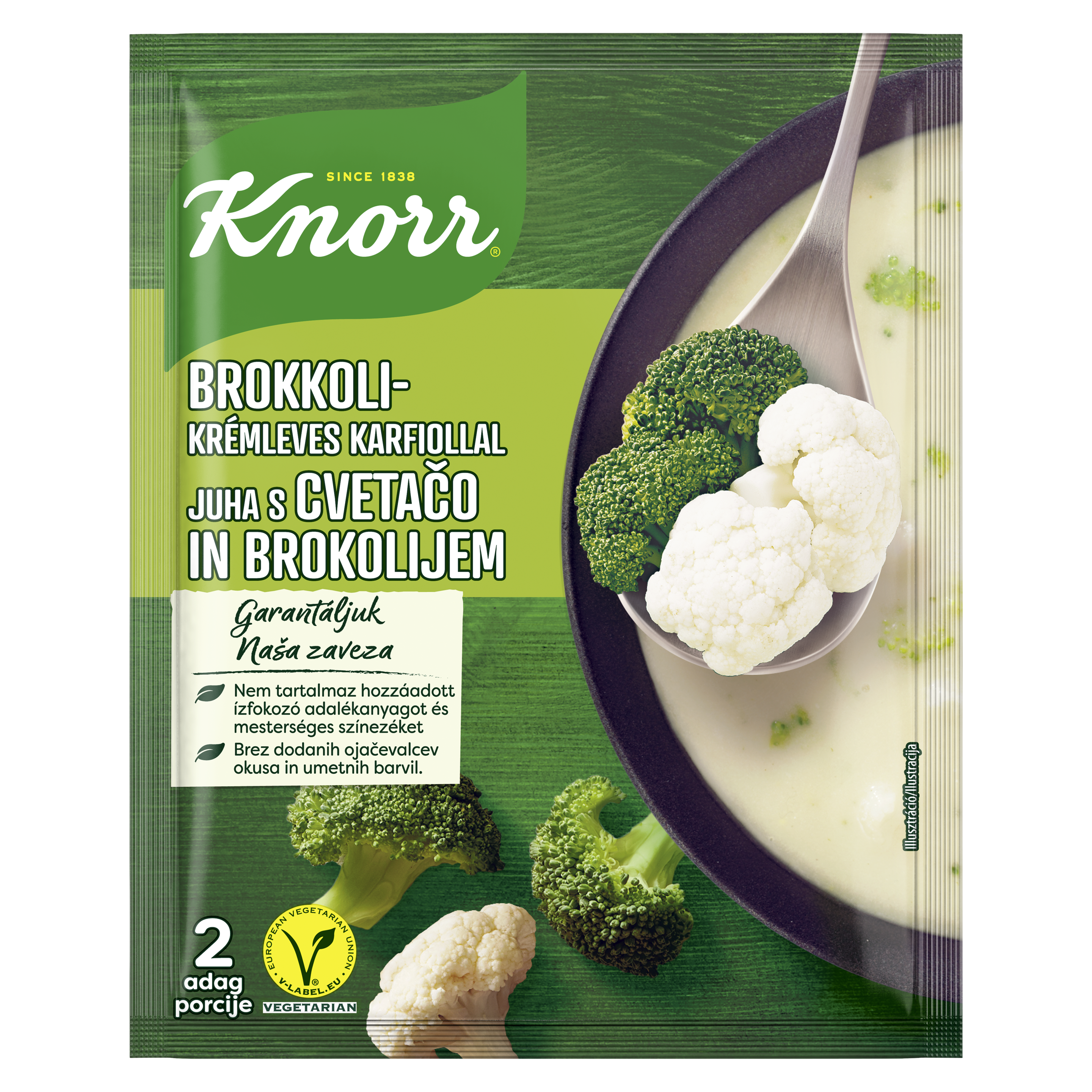 Knorr Brokkolikrémleves karfiollal 51g