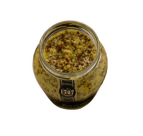 Maille Oldstyle mustard top view