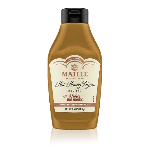 Maille Hot Honey Dijon Mustard, 9.4oz packshot