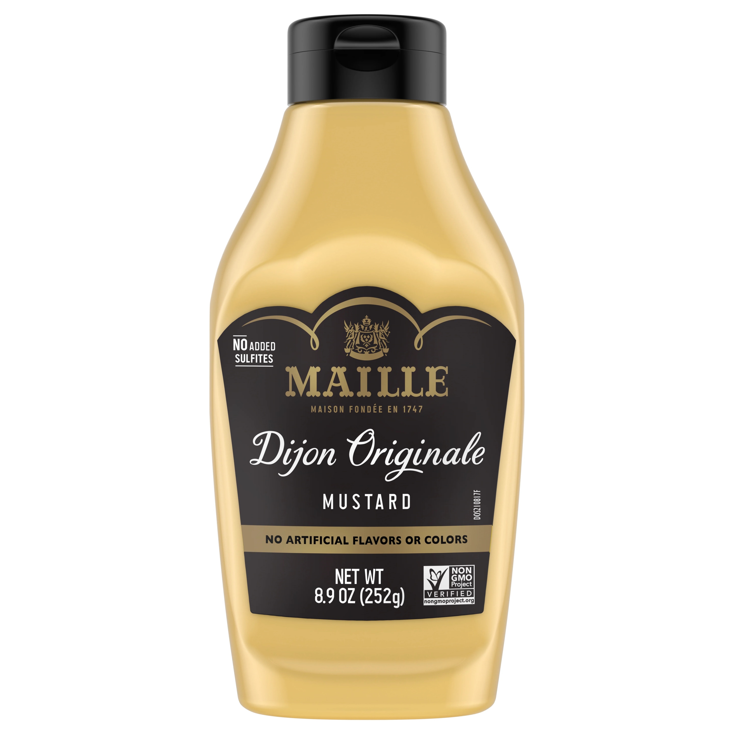 Maille Dijon Original Mustard Squeeze No Sulfates, 8.9oz packshot