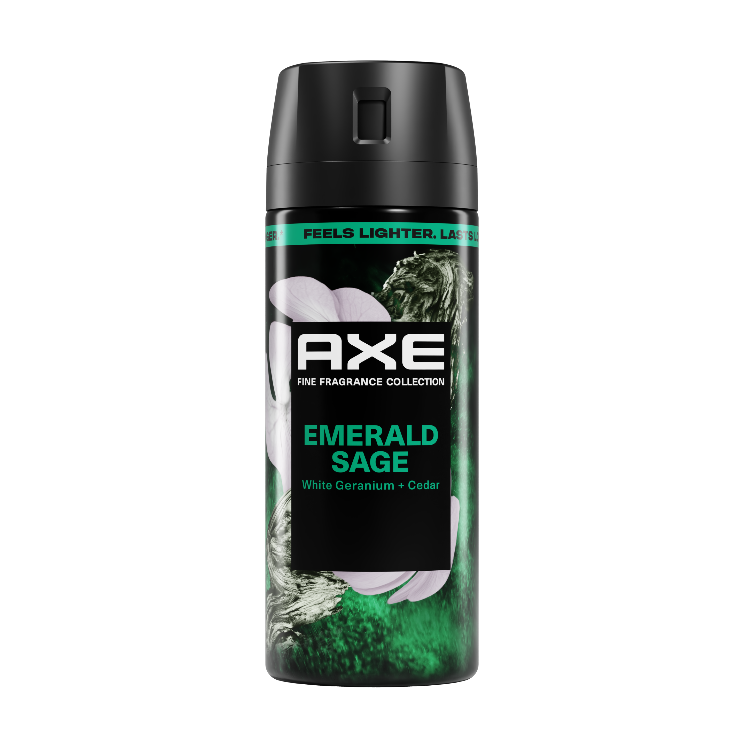 Emerald Sage Premium Deodorant Body Spray Front packshot