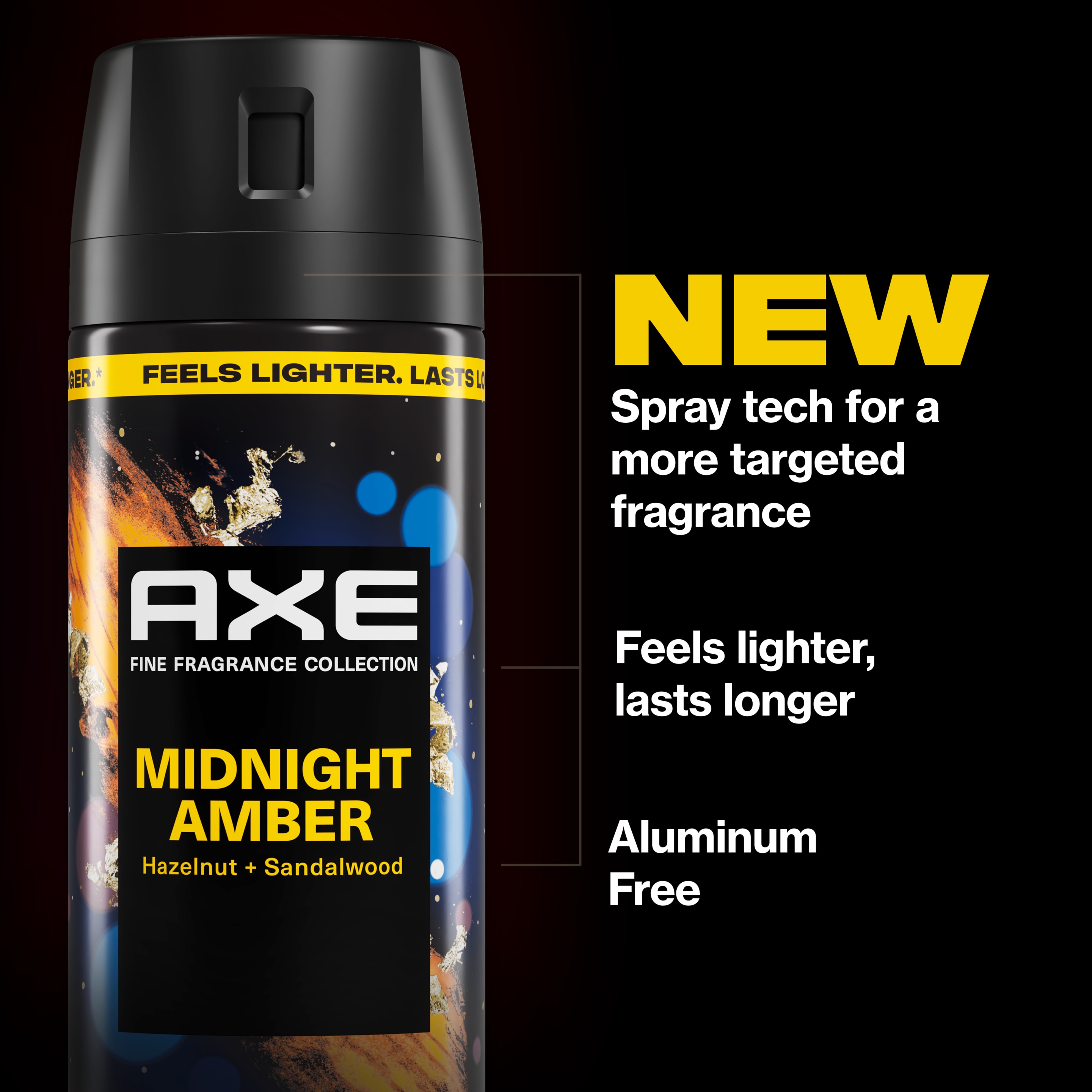 Midnight Amber Premium Deodorant Body Spray