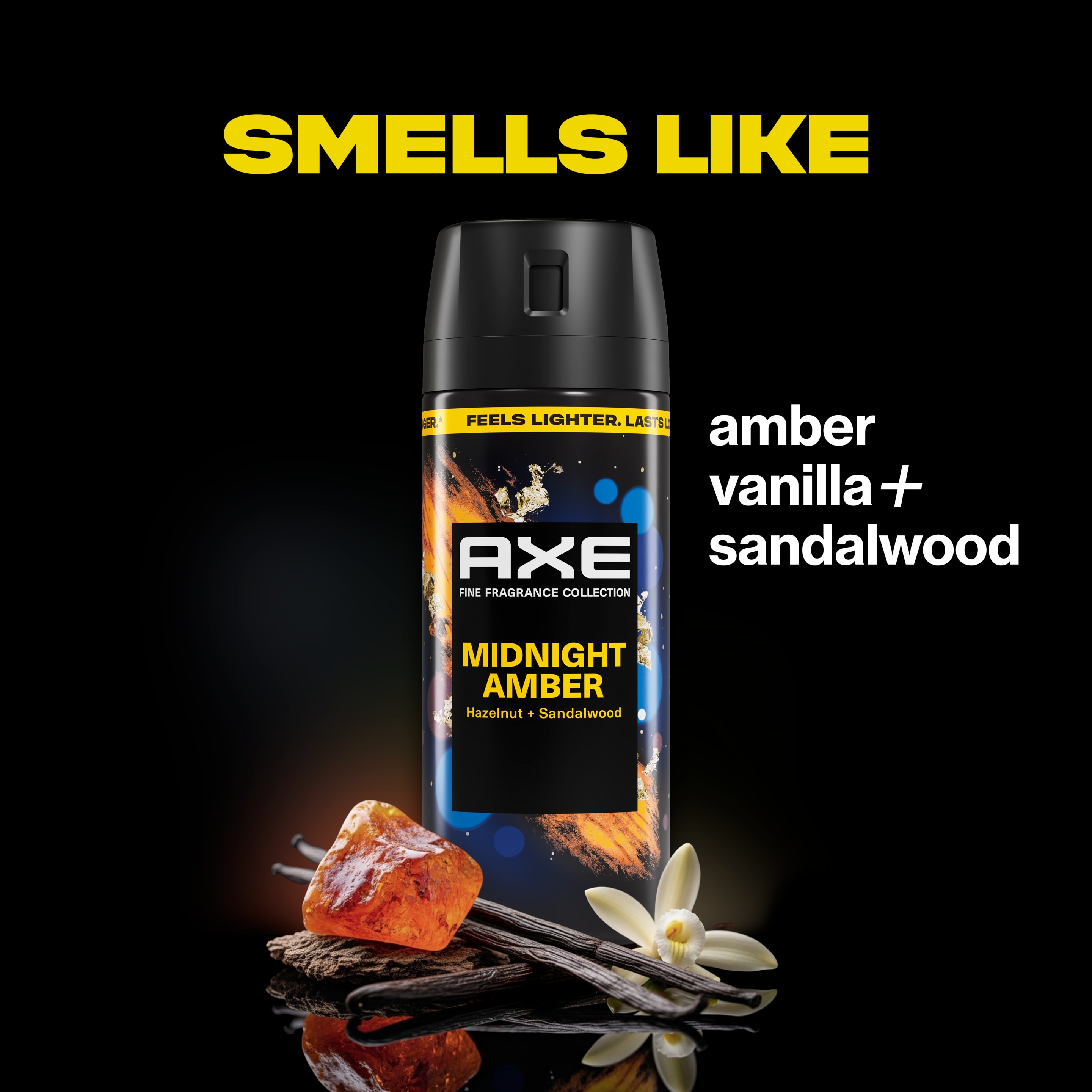 Midnight Amber Premium Deodorant Body Spray