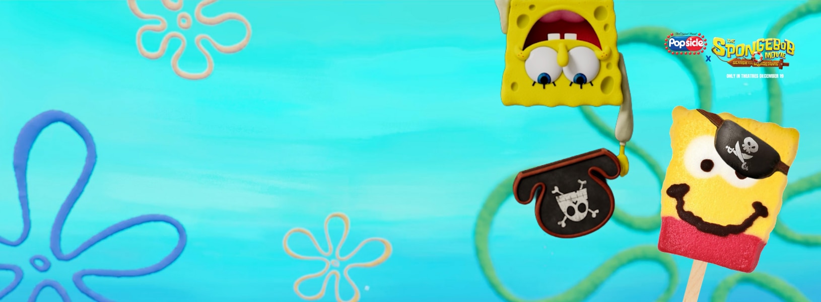 SpongeBob Popsicle with an eye patch