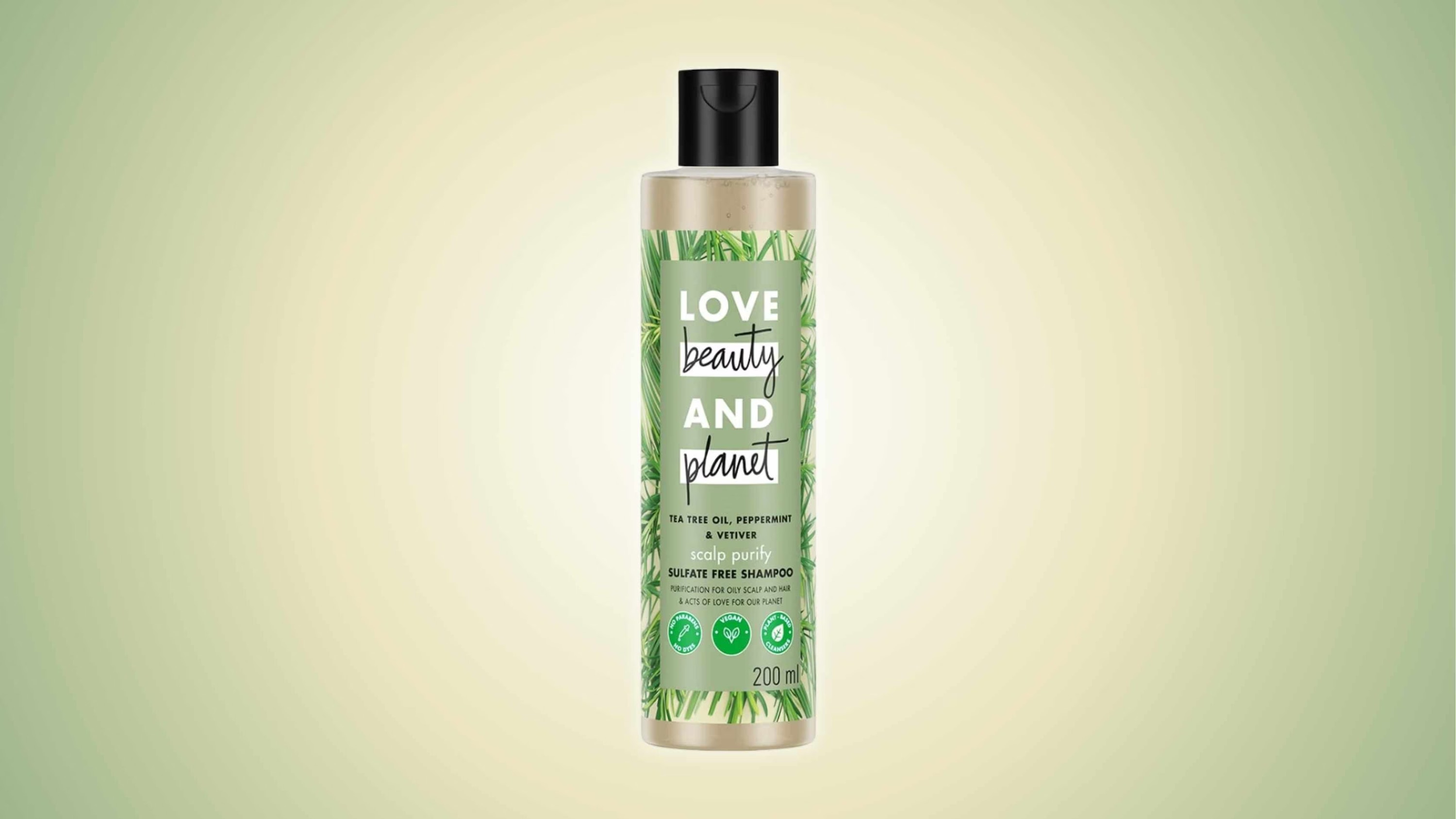 Love Beauty and Planet Tea Tree, Peppermint &amp; Vetiver Sulfate Free Purifying Shampoo 