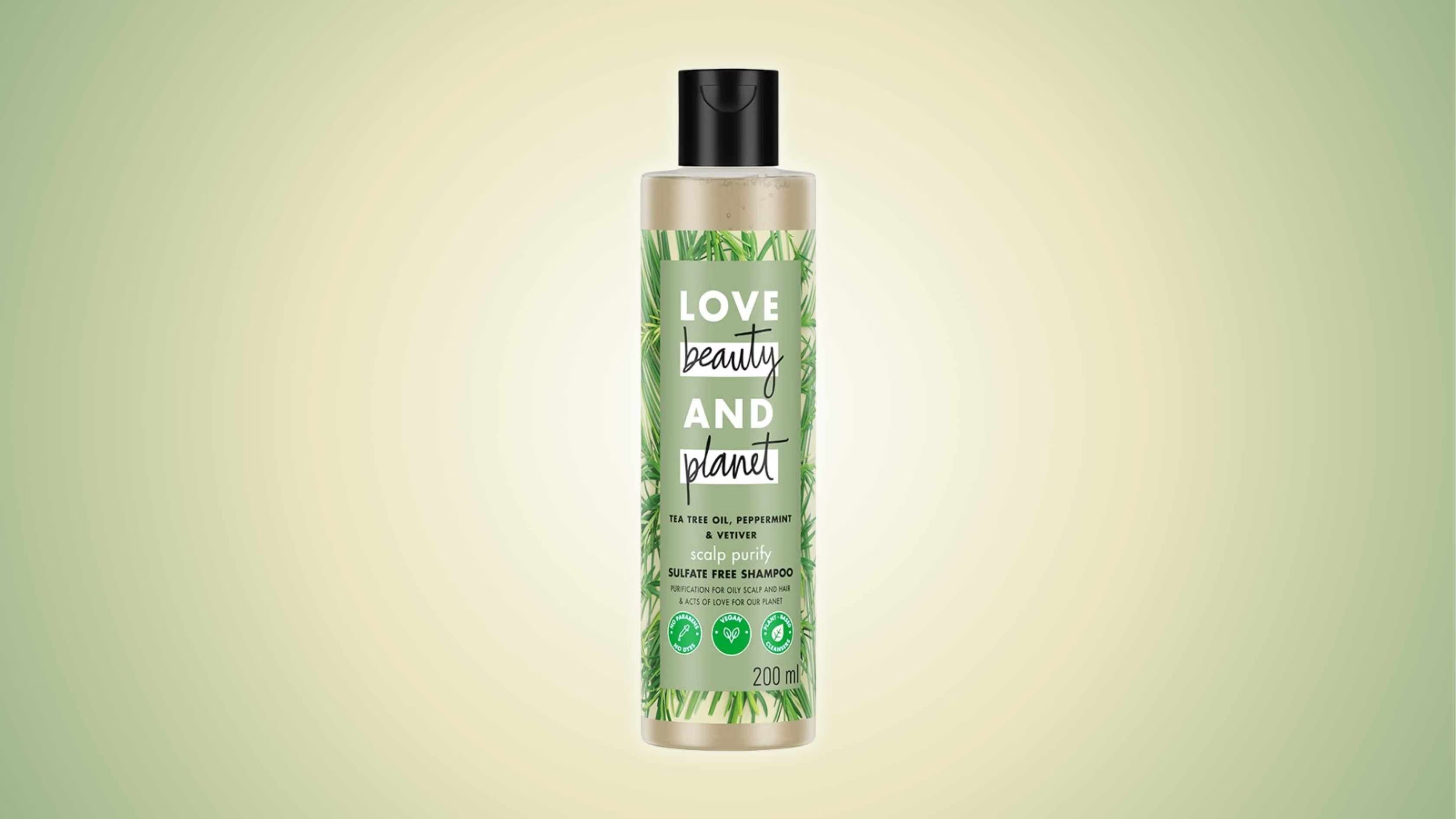 Love Beauty and Planet Tea Tree, Peppermint & Vetiver Sulfate Free Purifying Shampoo