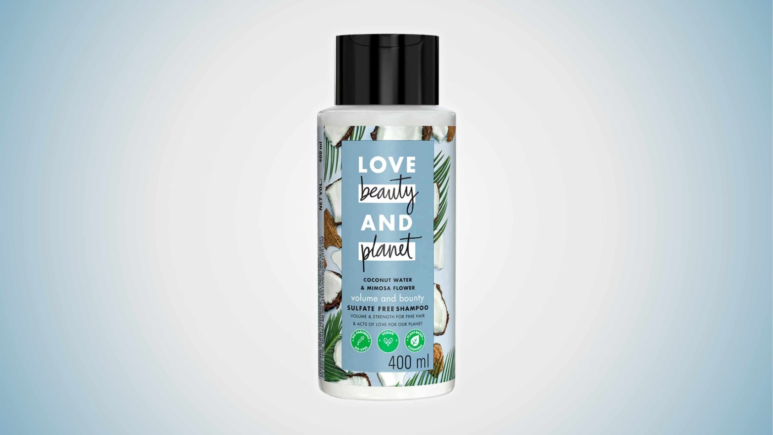 Love Beauty and Planet Coconut Water &amp; Mimosa Flower Sulfate Free Volume and Bounty Shampoo 