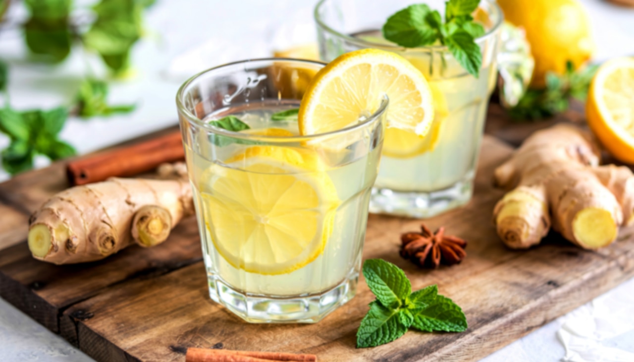 Lemon, Ginger, and Mint Zinger: