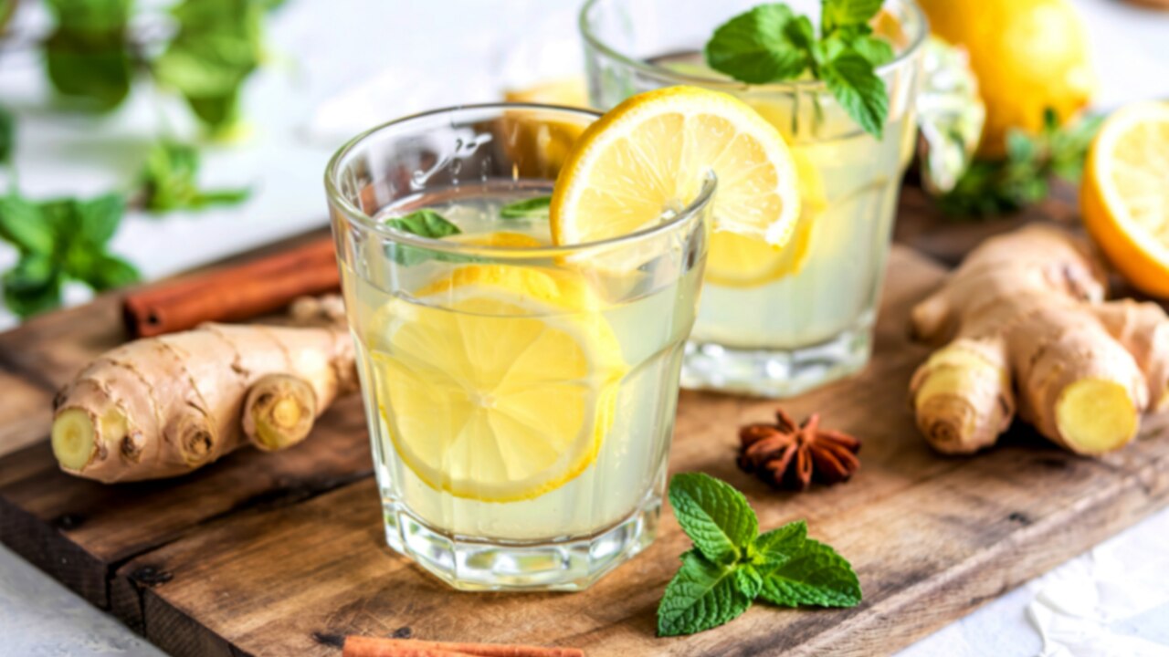 Lemon, Ginger, and Mint Zinger: