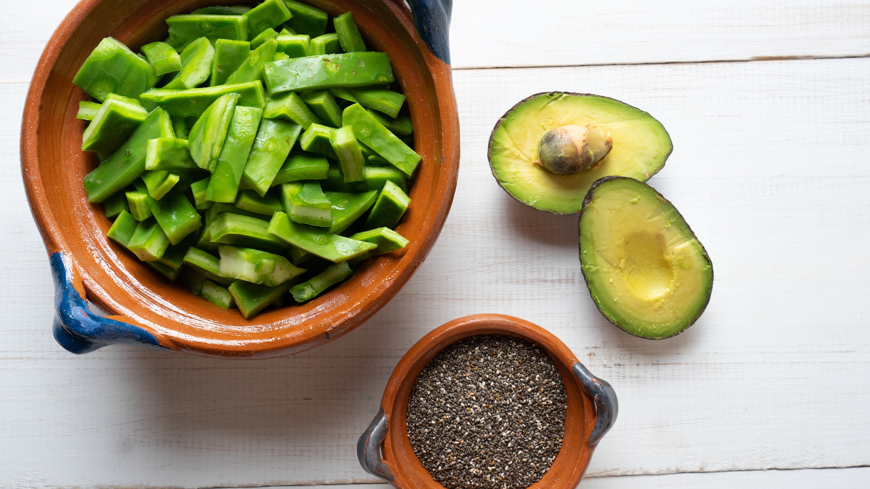 8. Chia + Avocado Mask (For Extra Nourishment)