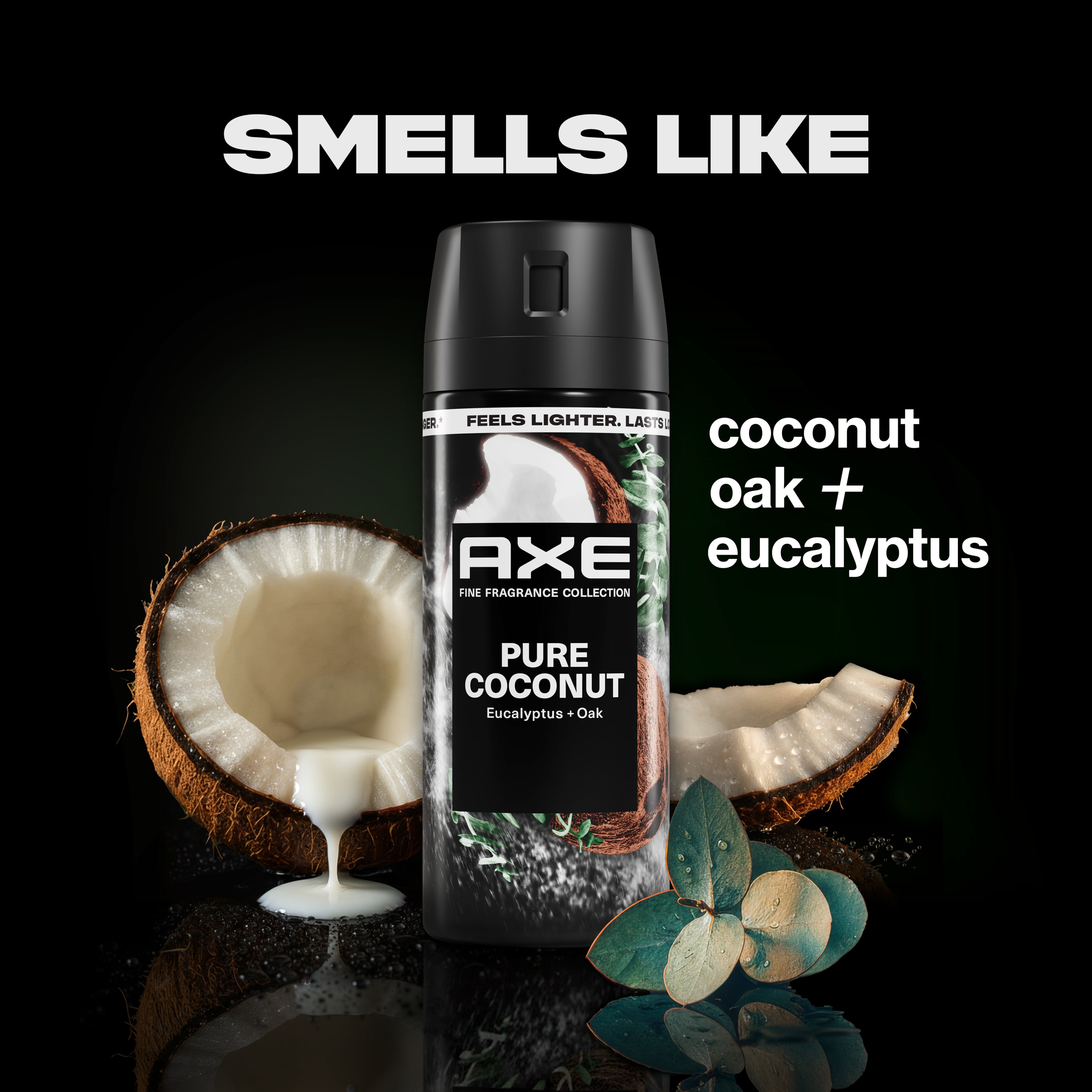 Pure Coconut Premium Deodorant Body Spray