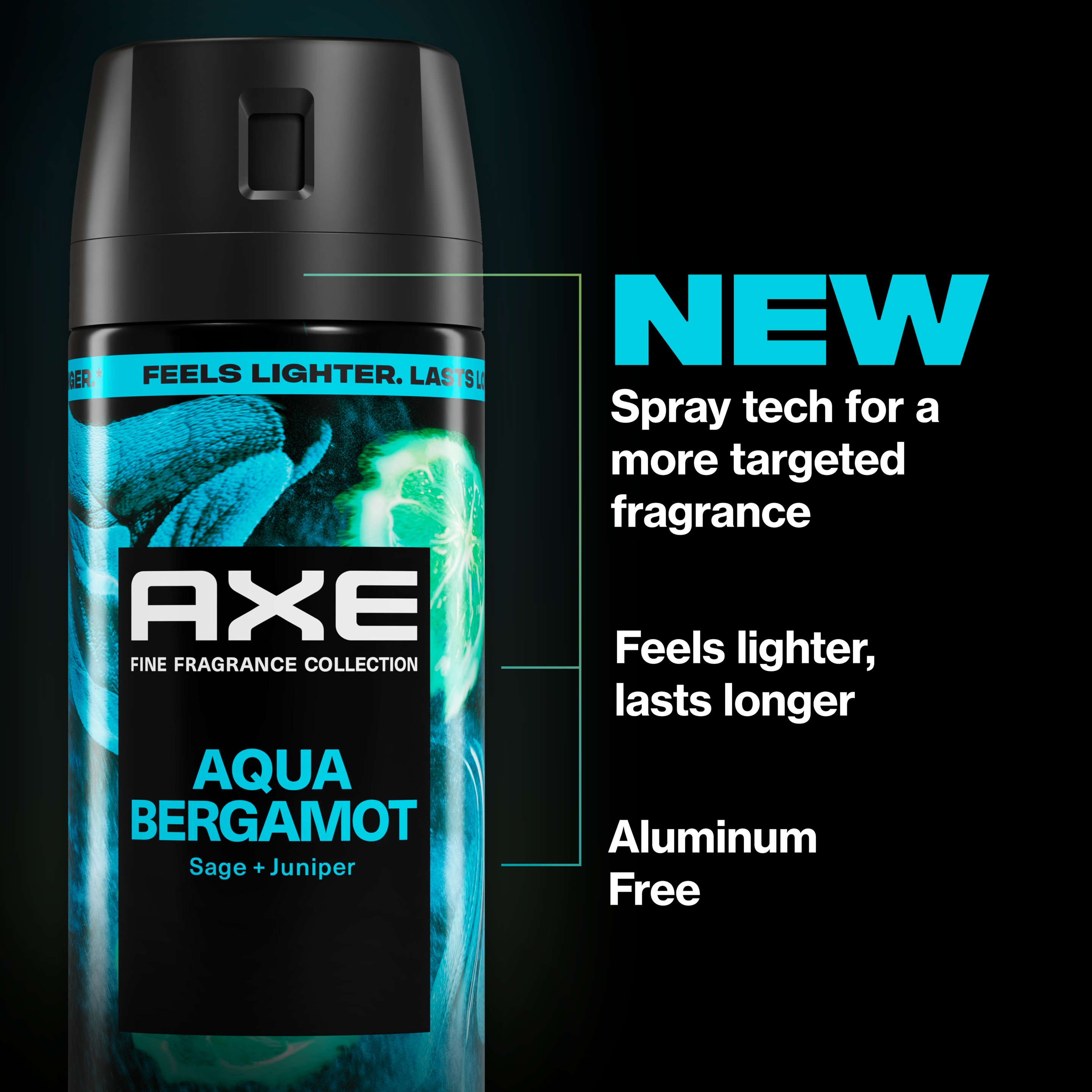 Aqua Bergamot Premium Deodorant Body Spray