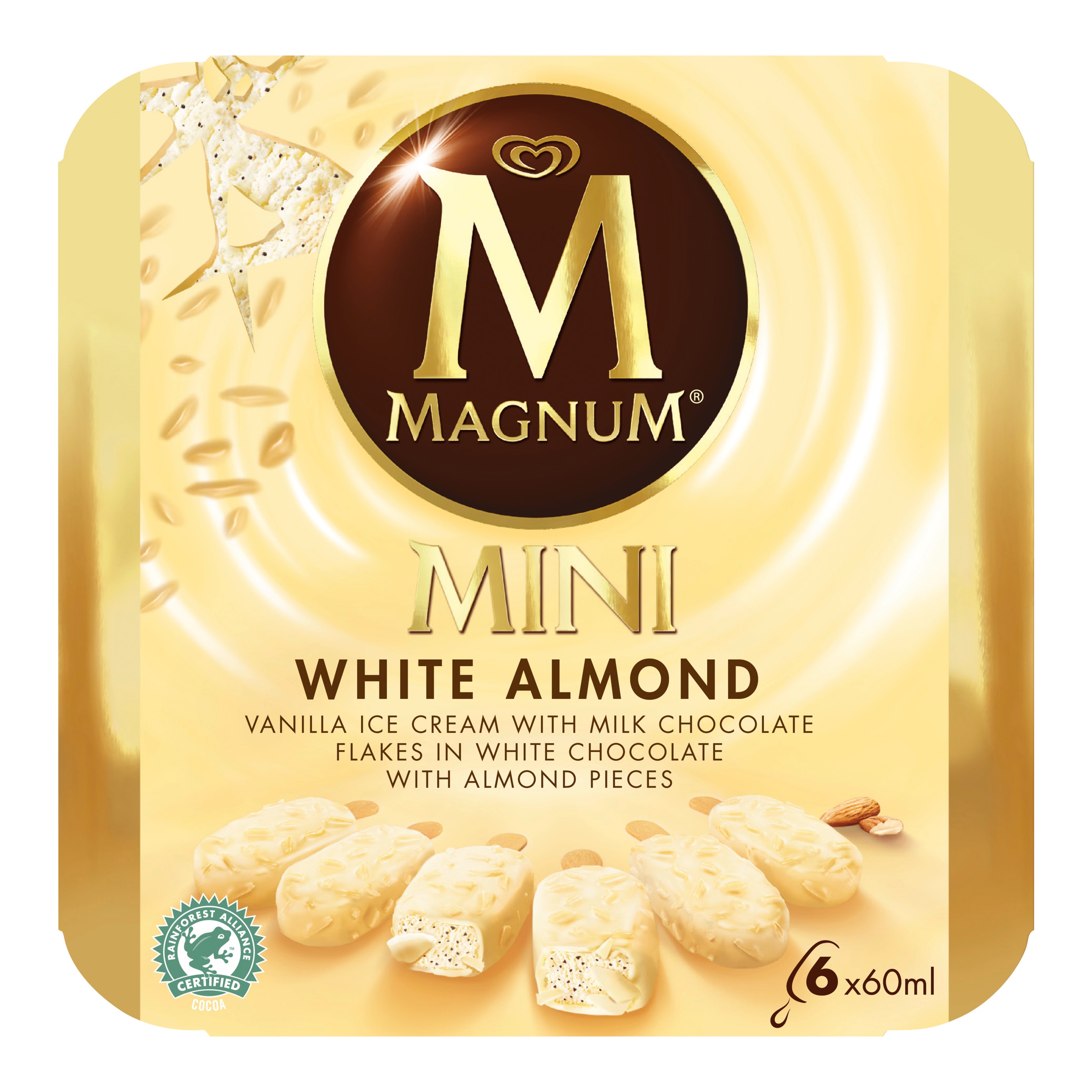 Mini White Almond