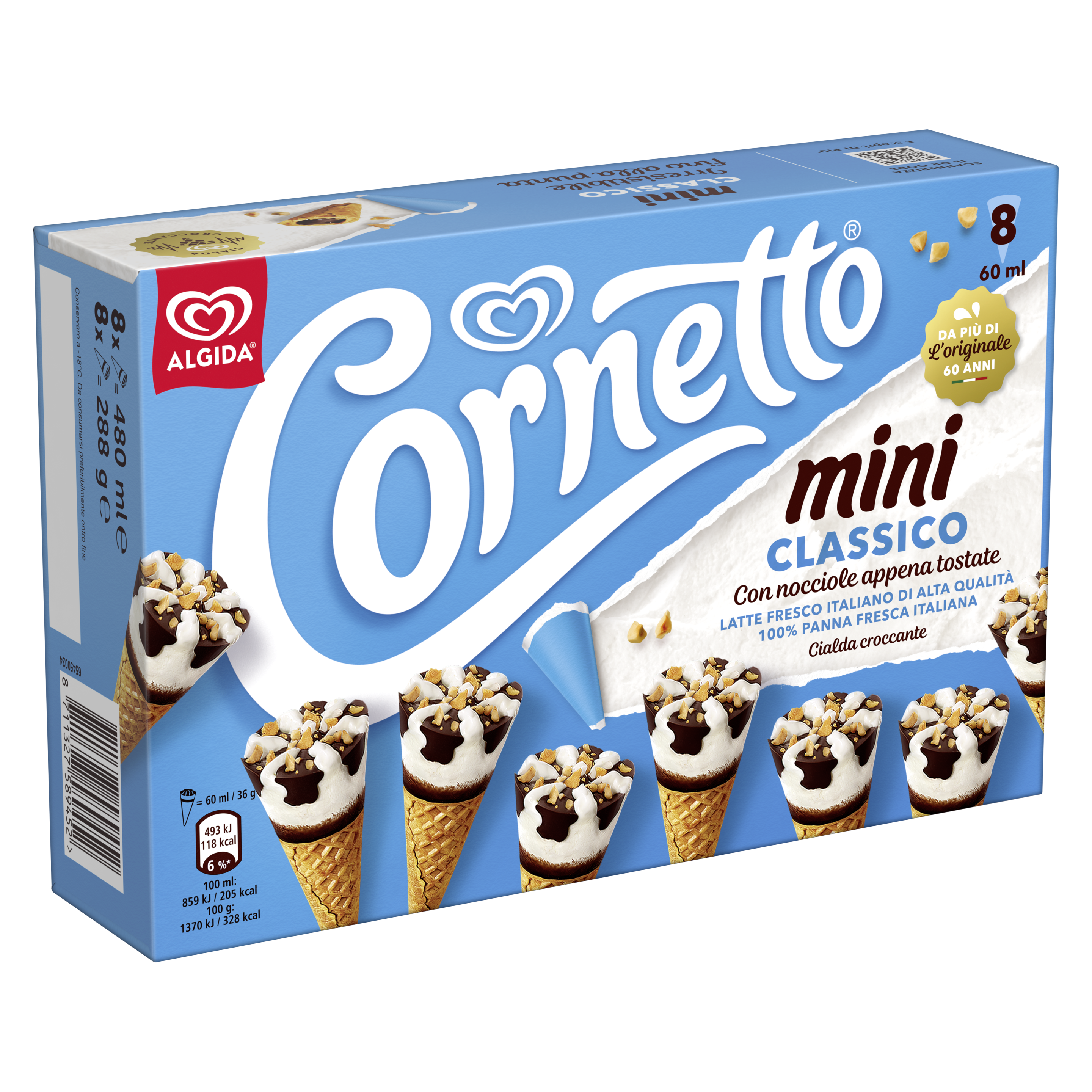 CORNETTO MINI CLASSICO X8 packshot