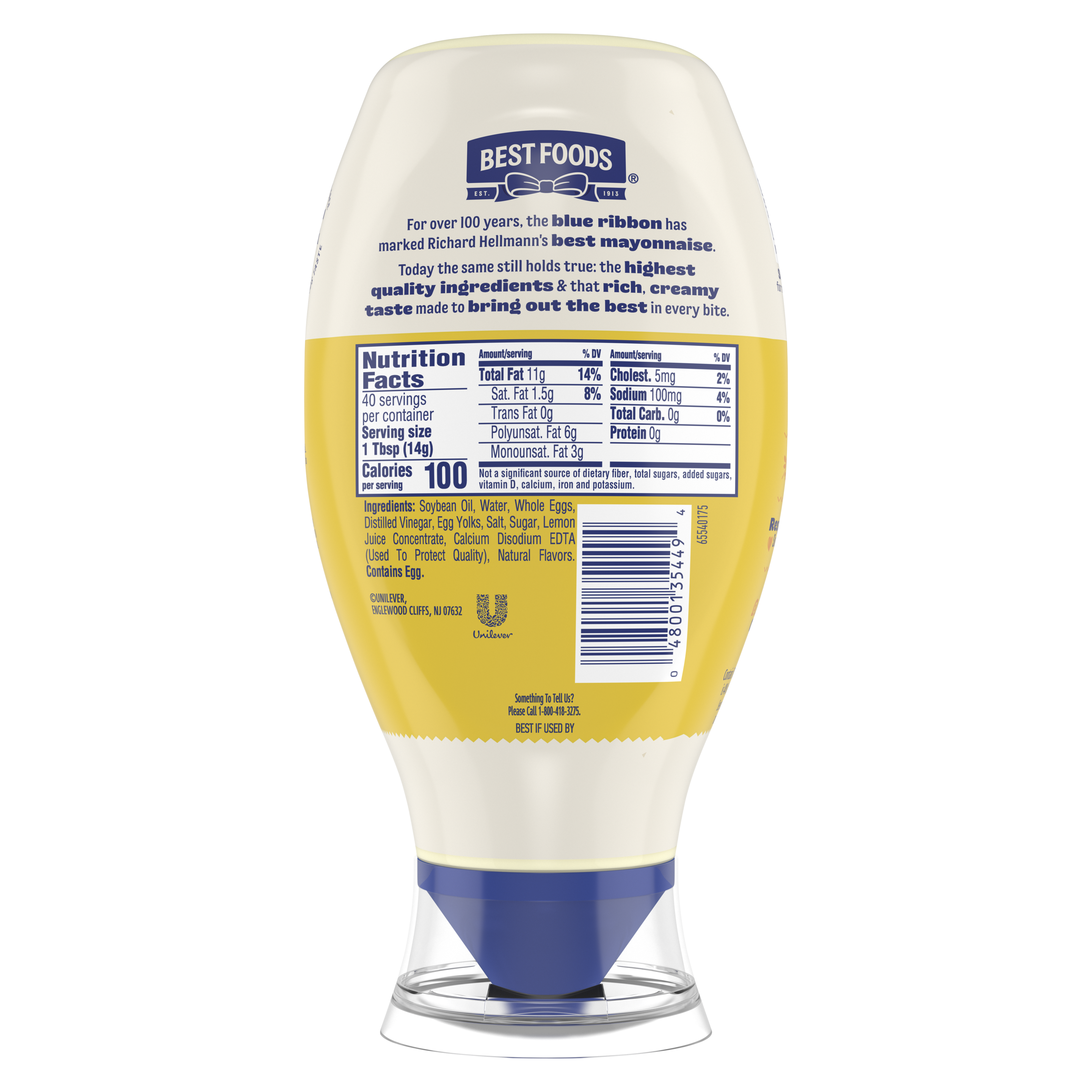 Best Foods Real Mayonnaise(Back)