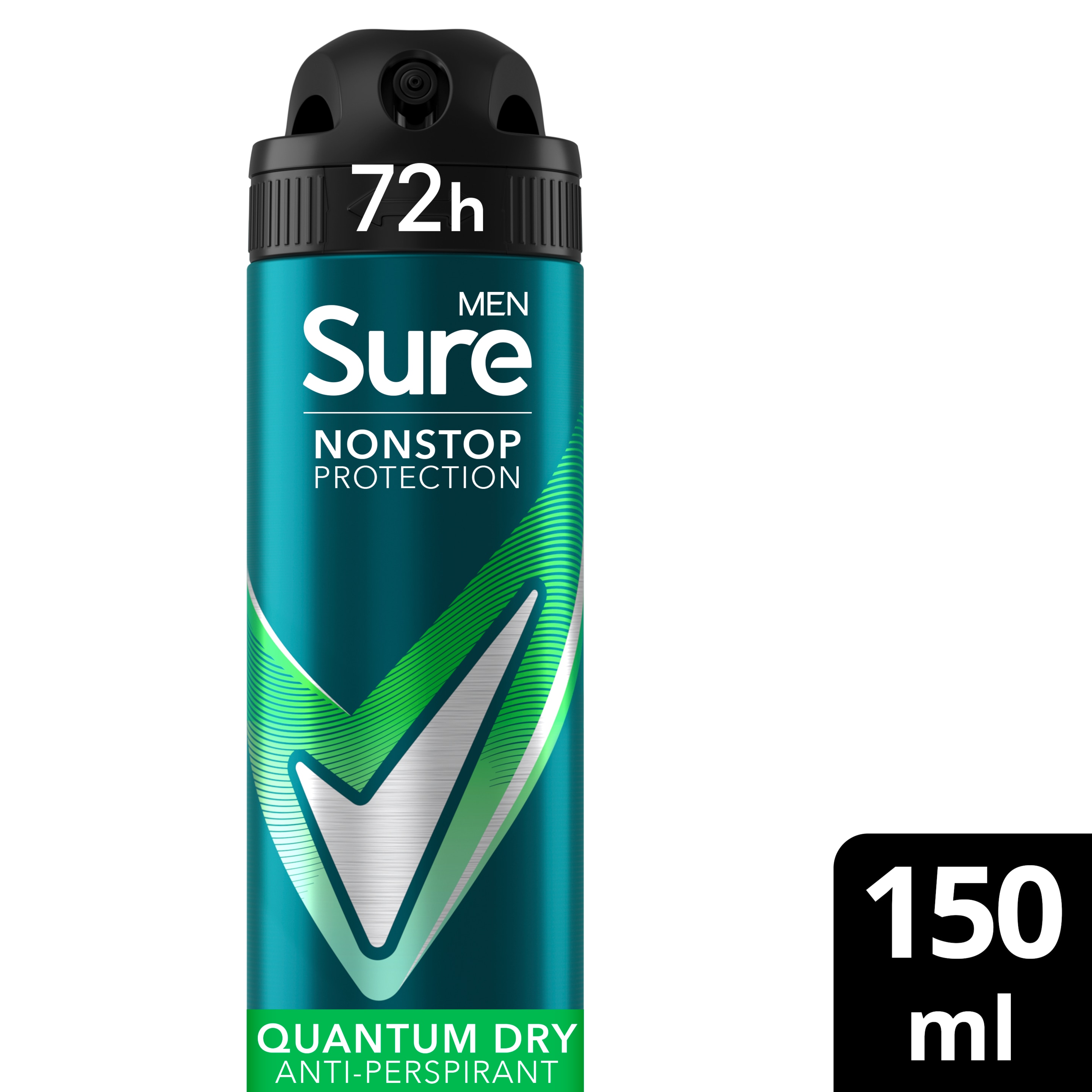 Quantum Dry Nonstop Protection Antiperspirant Deodorant Spray 150ml