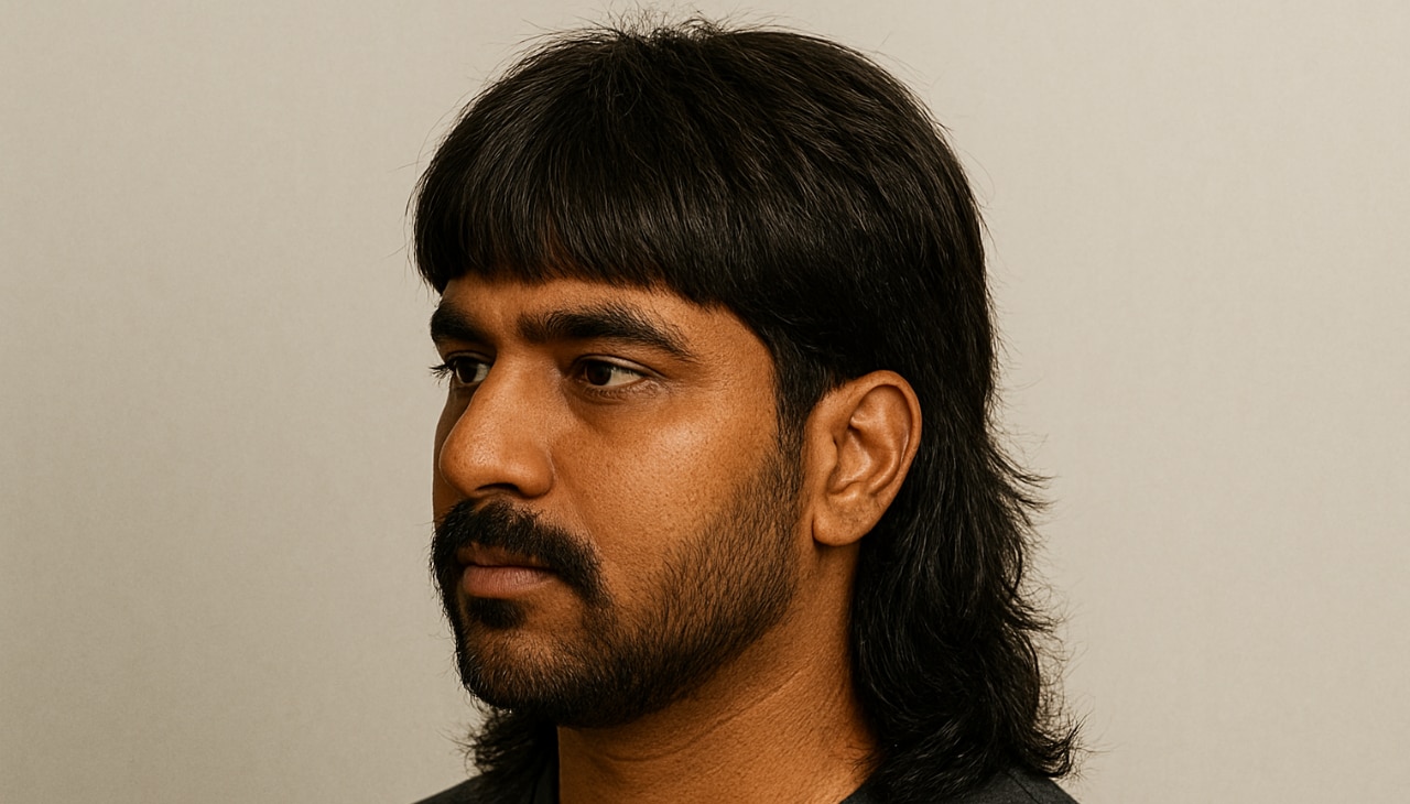 21. The Layered Mullet with Bangs: