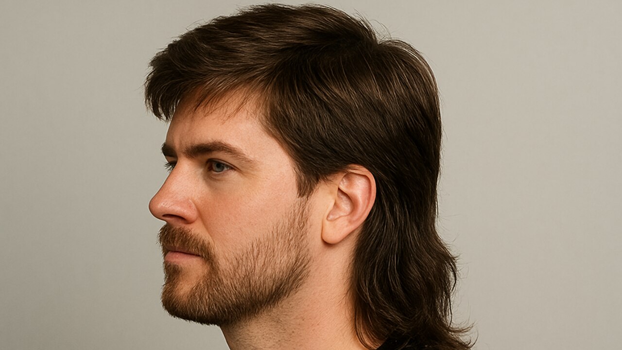 17.  The Retro Mullet: