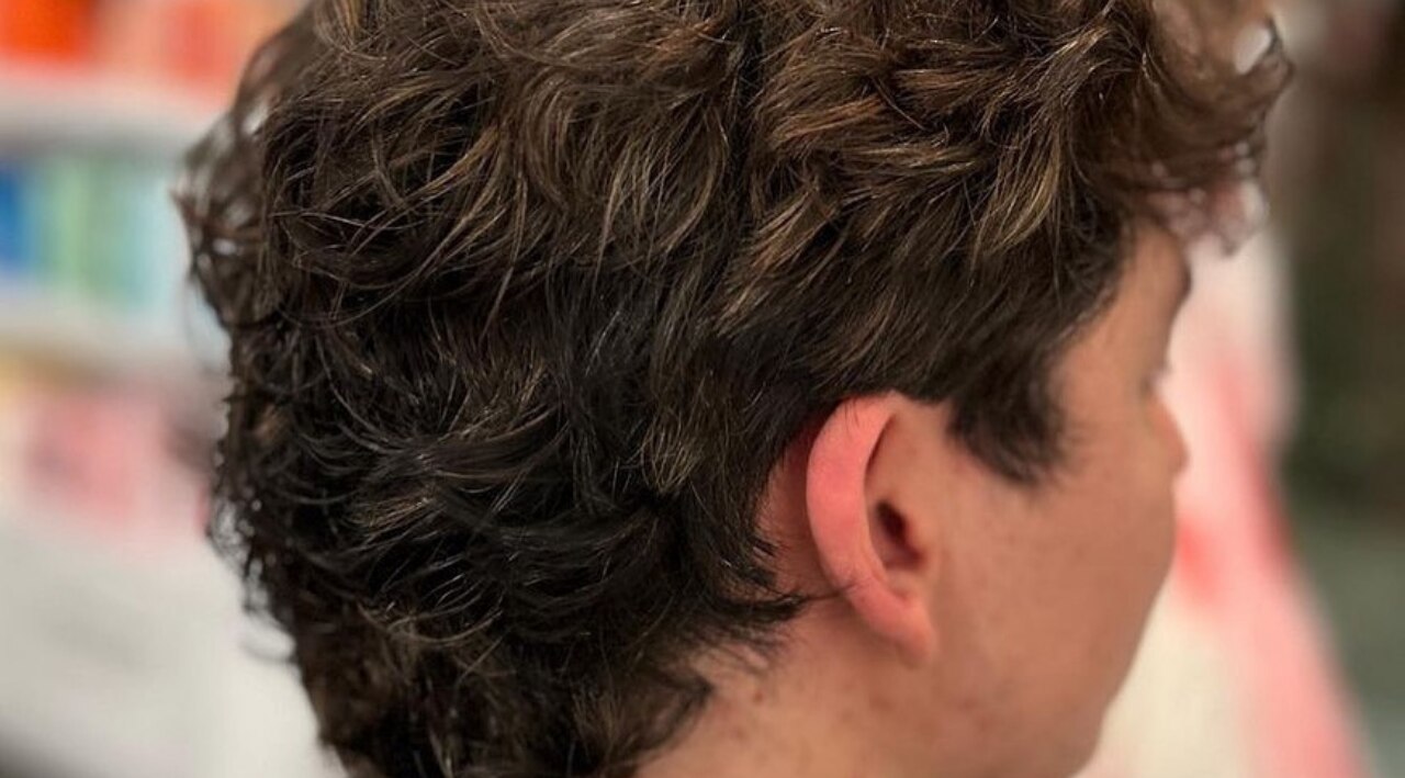 19. .The Soft Fade Mullet: