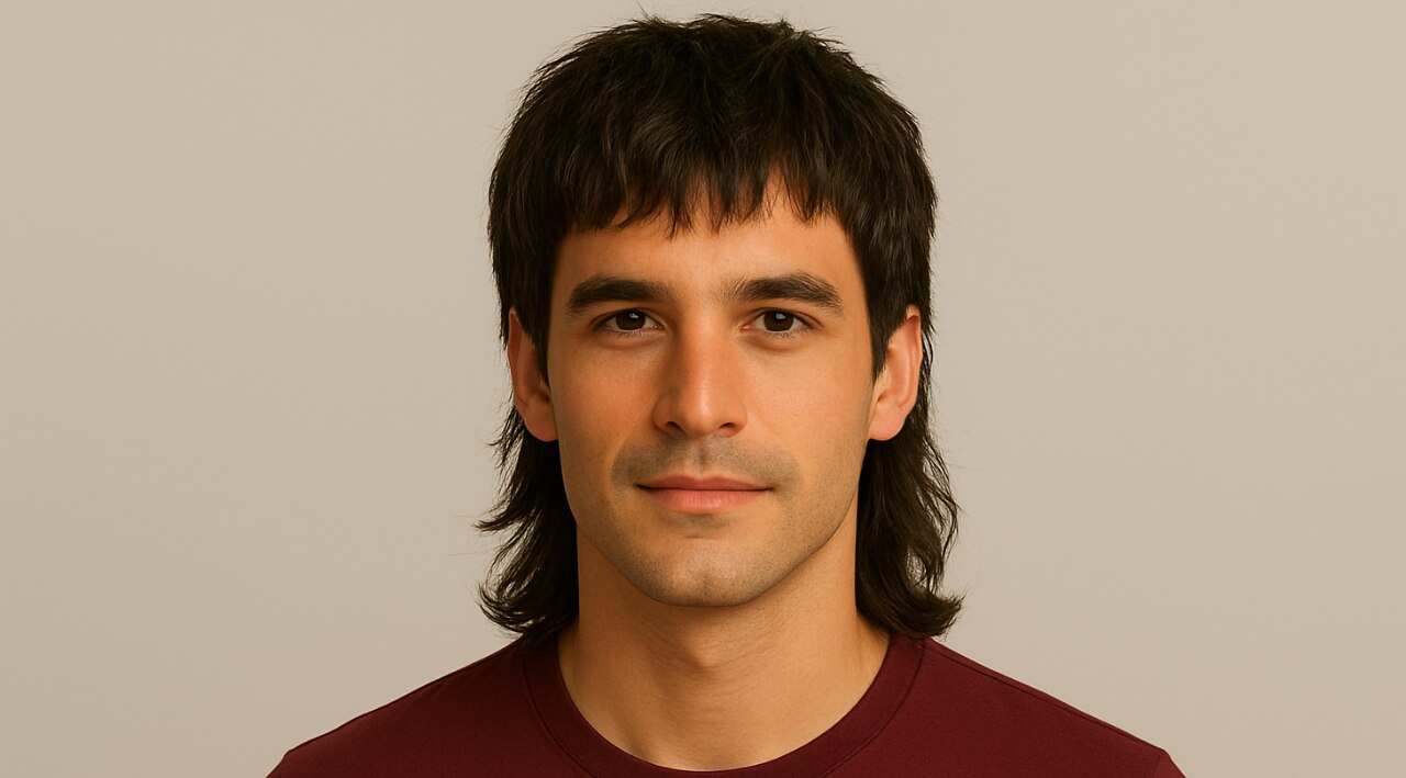 12. The Textured Fringe Mullet:
