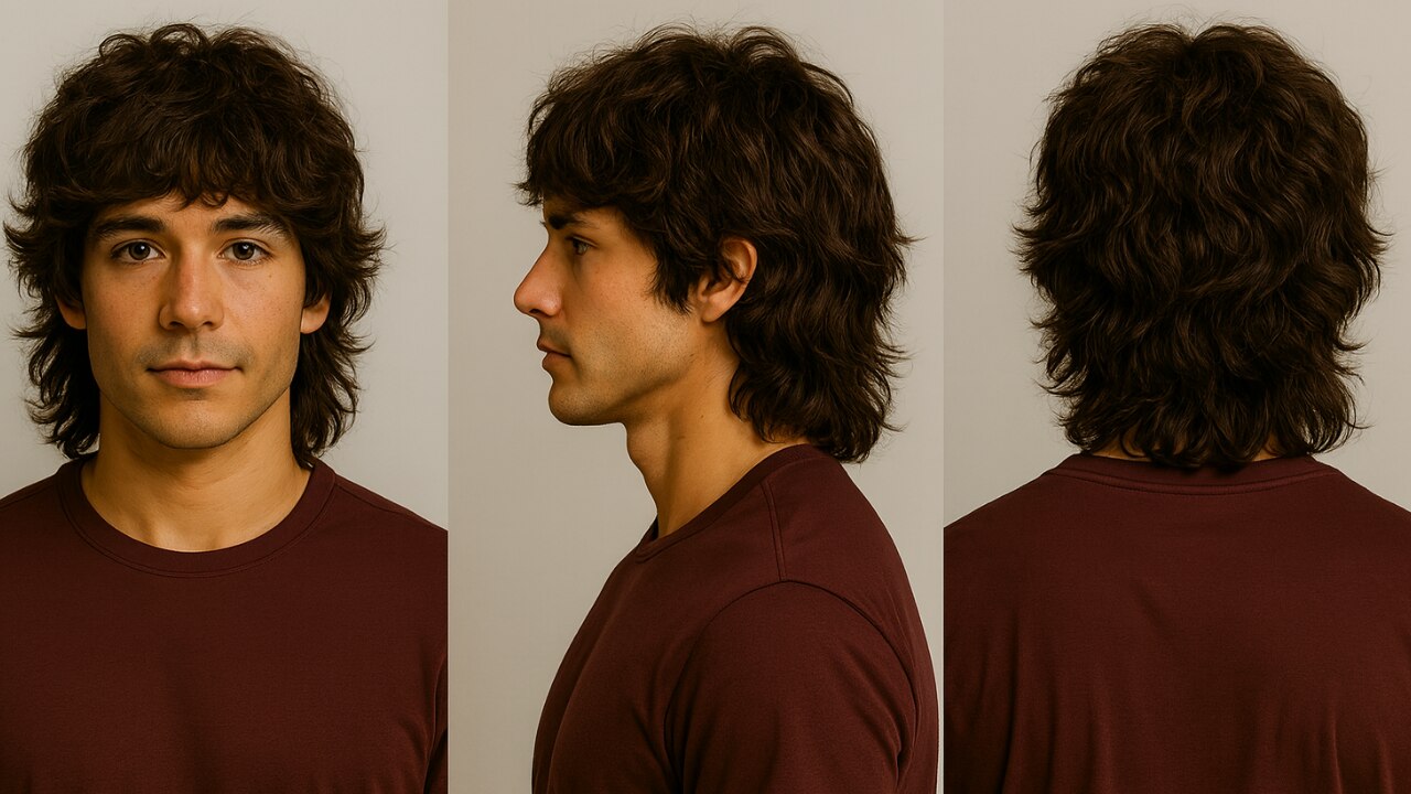 5.  The Wolf Cut Mullet: