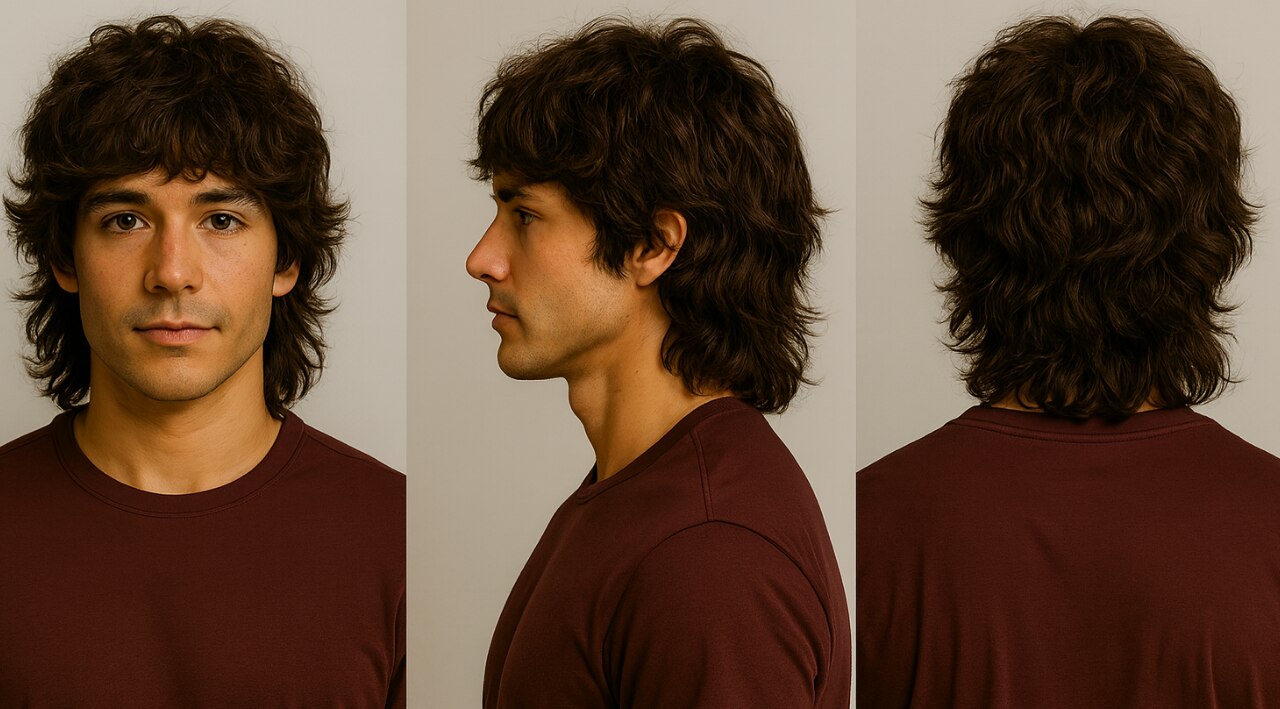 5.  The Wolf Cut Mullet: