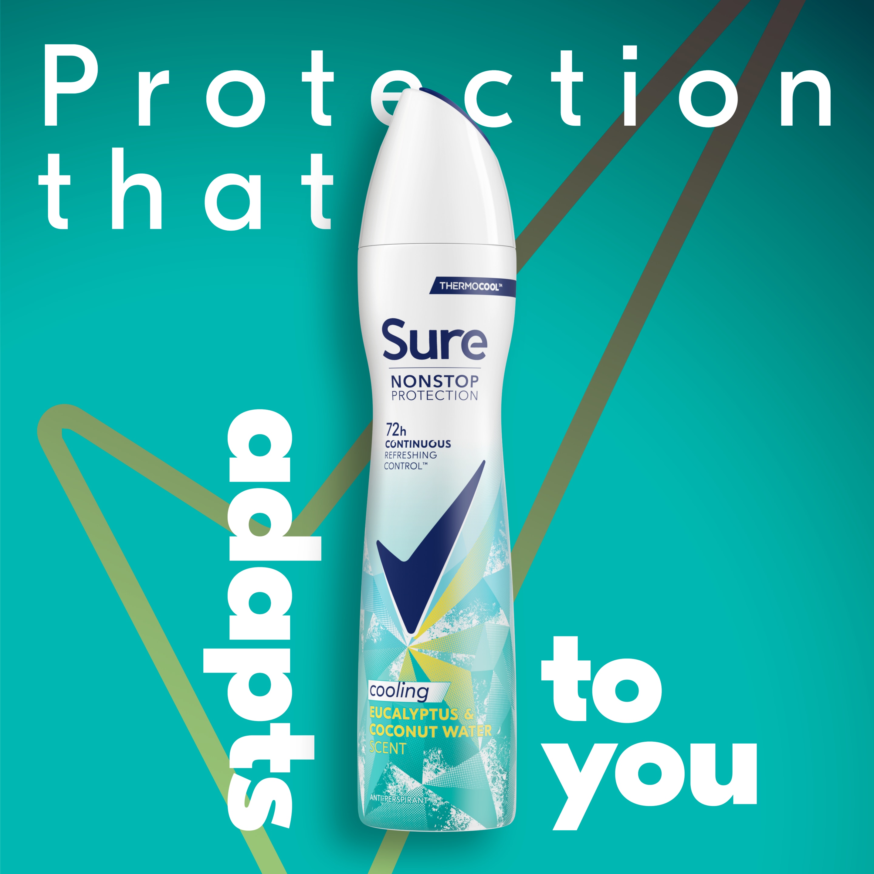 Sure Women 72hr Eucalyptus & Coconut Water Cooling Deodorant Spray 250ml