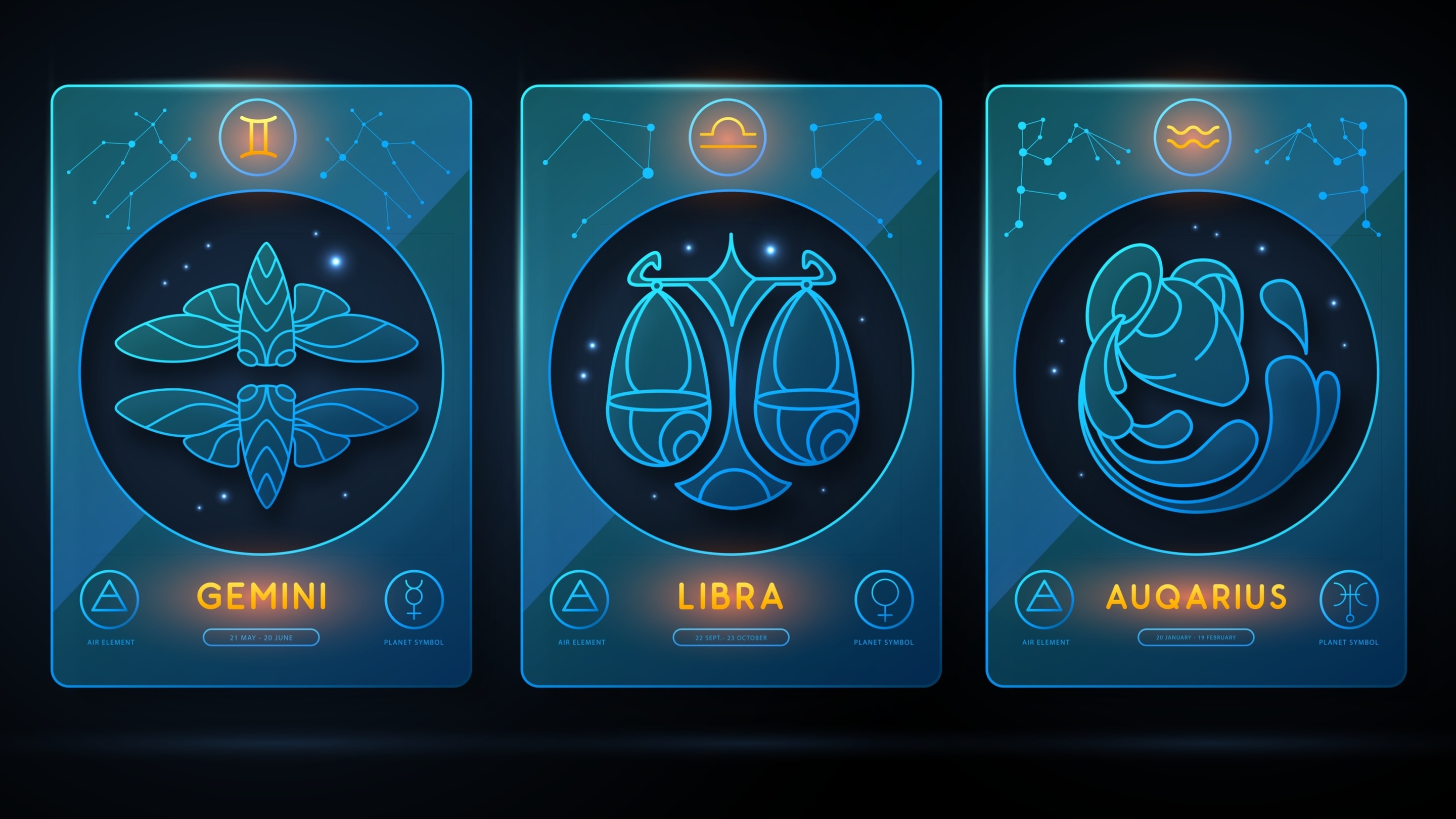 Air Moons (Gemini, Libra, Aquarius)