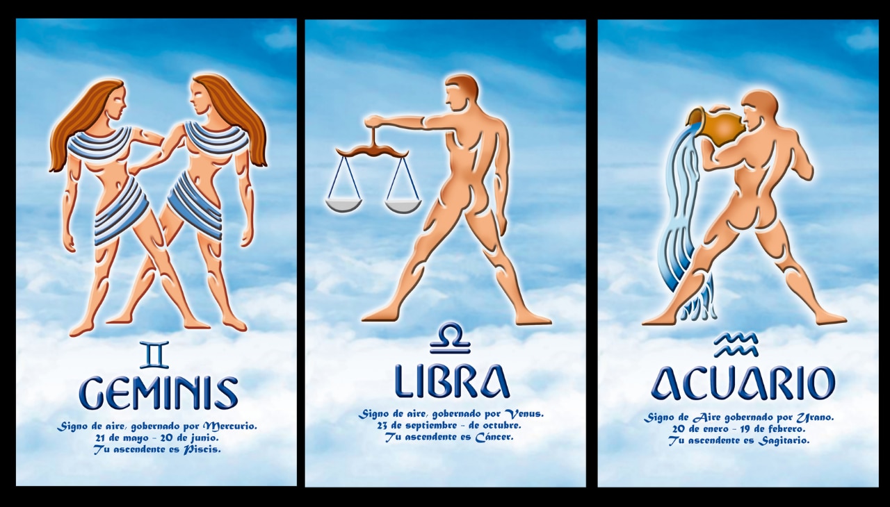 Air Signs (Gemini, Libra, Aquarius)