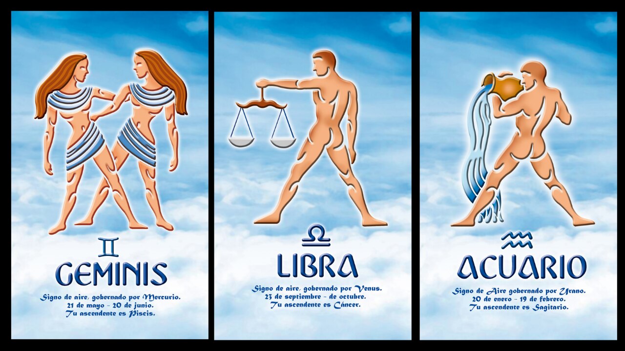 Air Signs (Gemini, Libra, Aquarius)