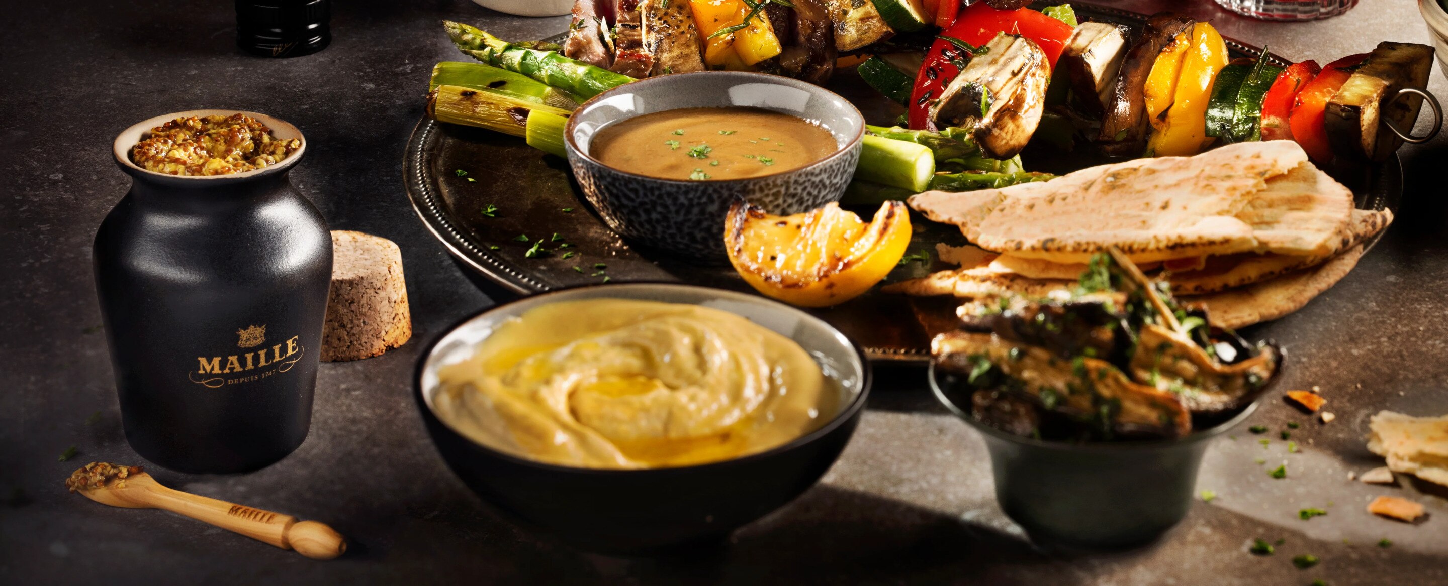 Maille Tahini dip recipe