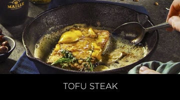 Maille, recipe, tofu steak