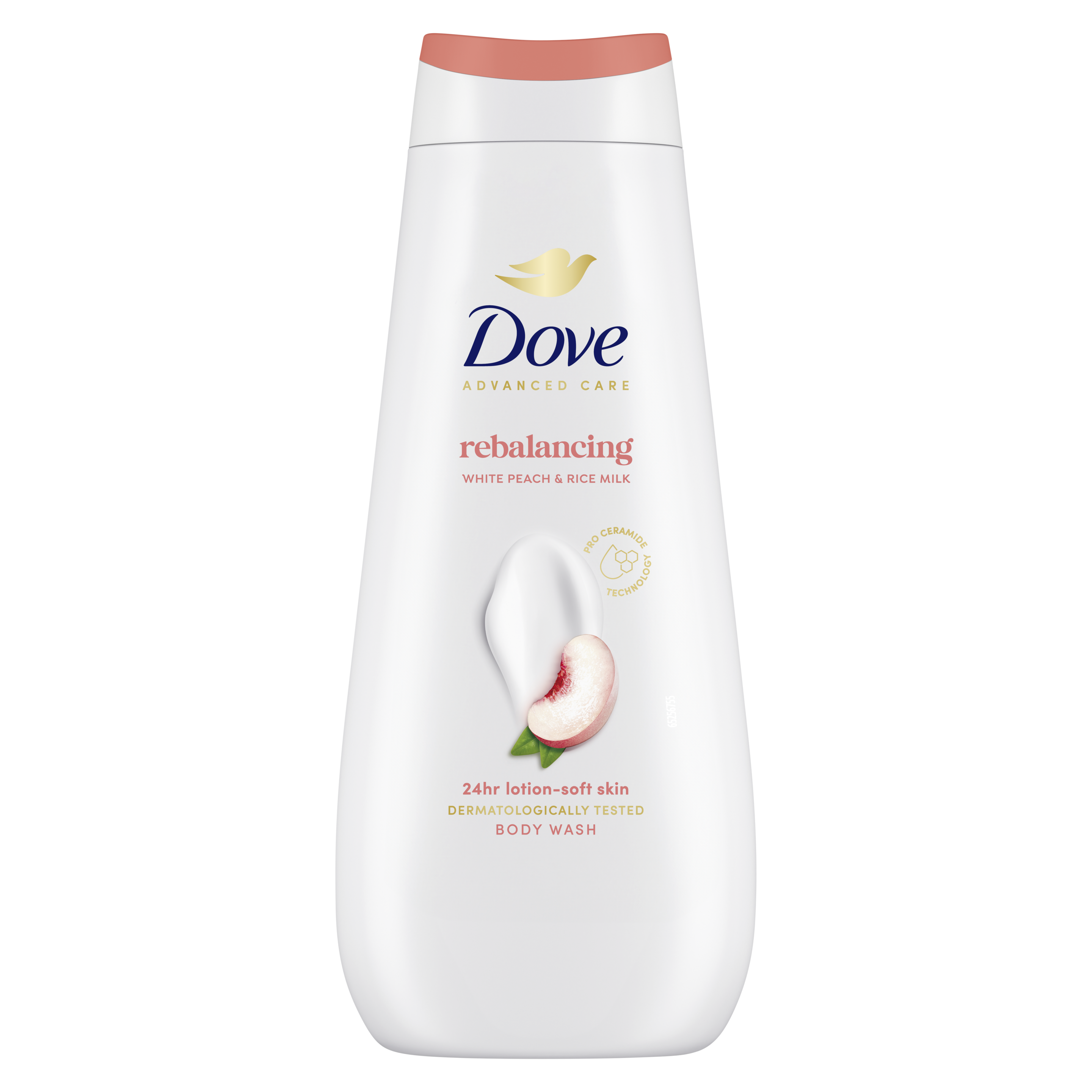 Dove Advanced Care Rebalancing Body Wash with Peach & Rice Milk