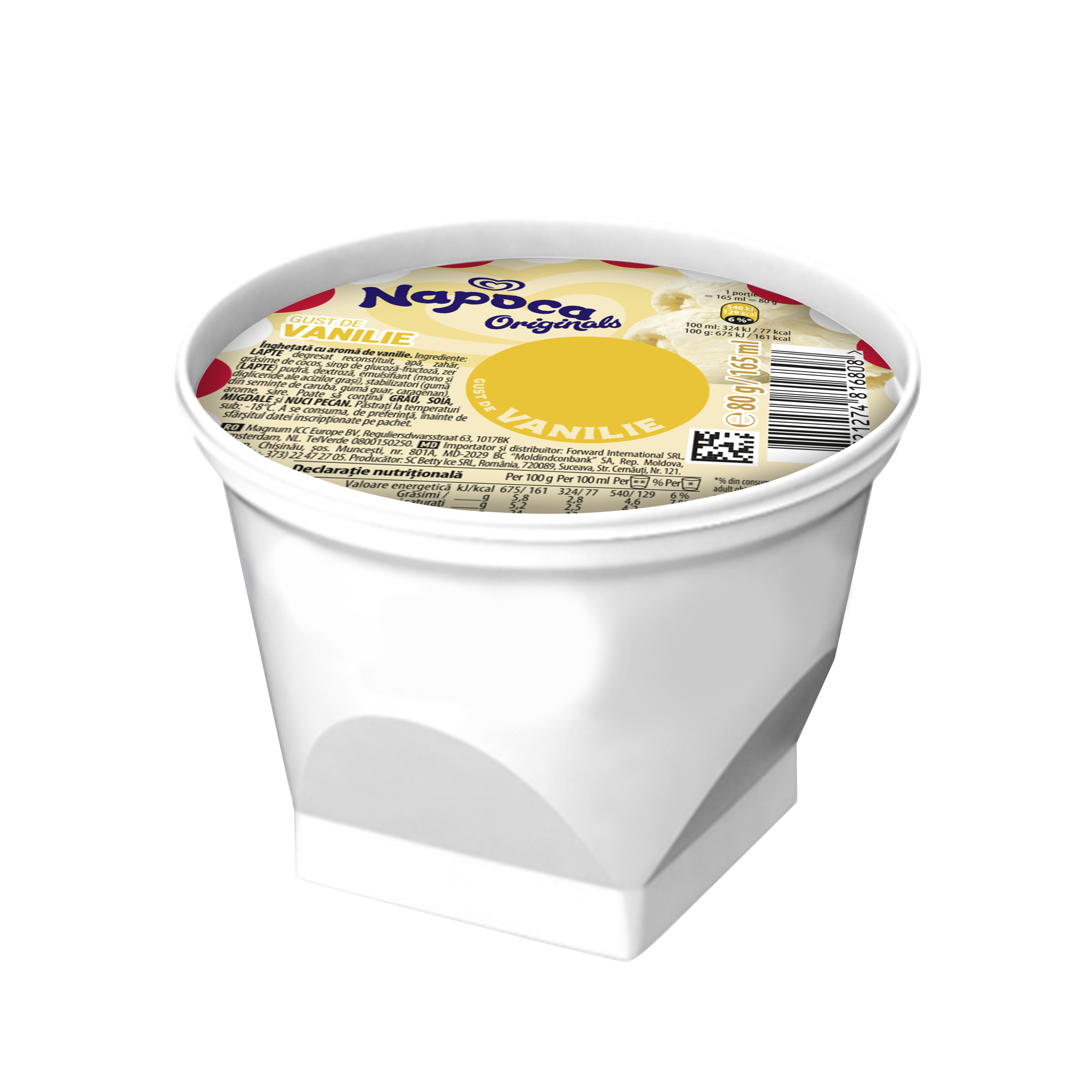 Napoca Originals Vanilie 165ml packshot