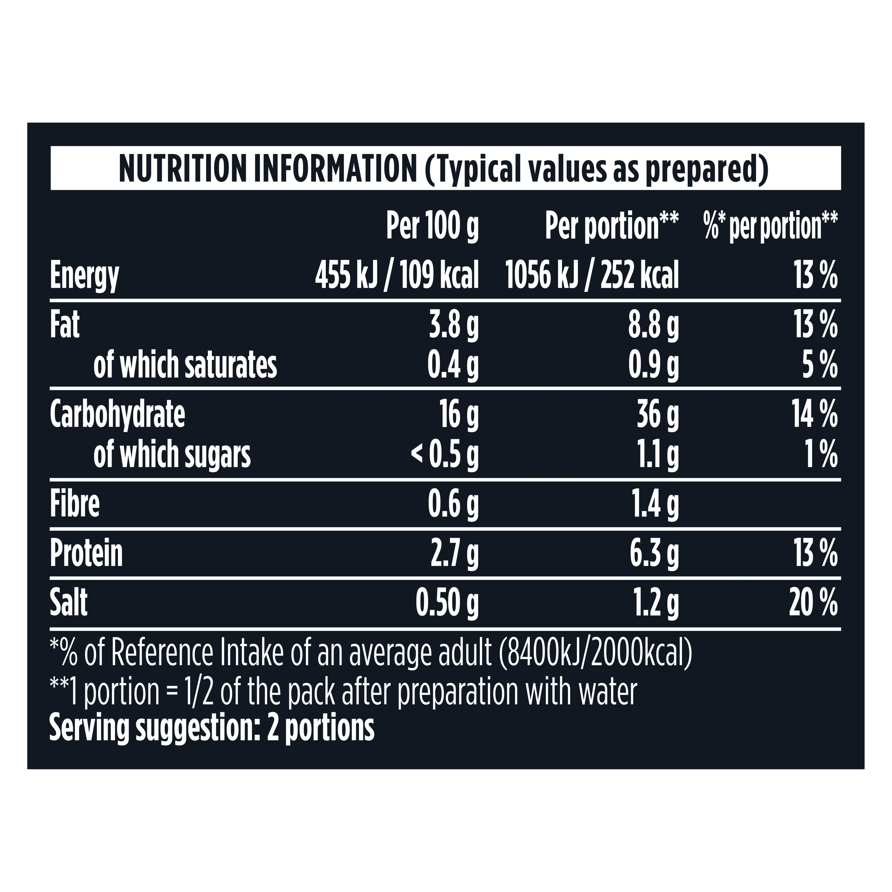 Pot Noodle Bombay Bad Boy Instant Noodles Block 115 g