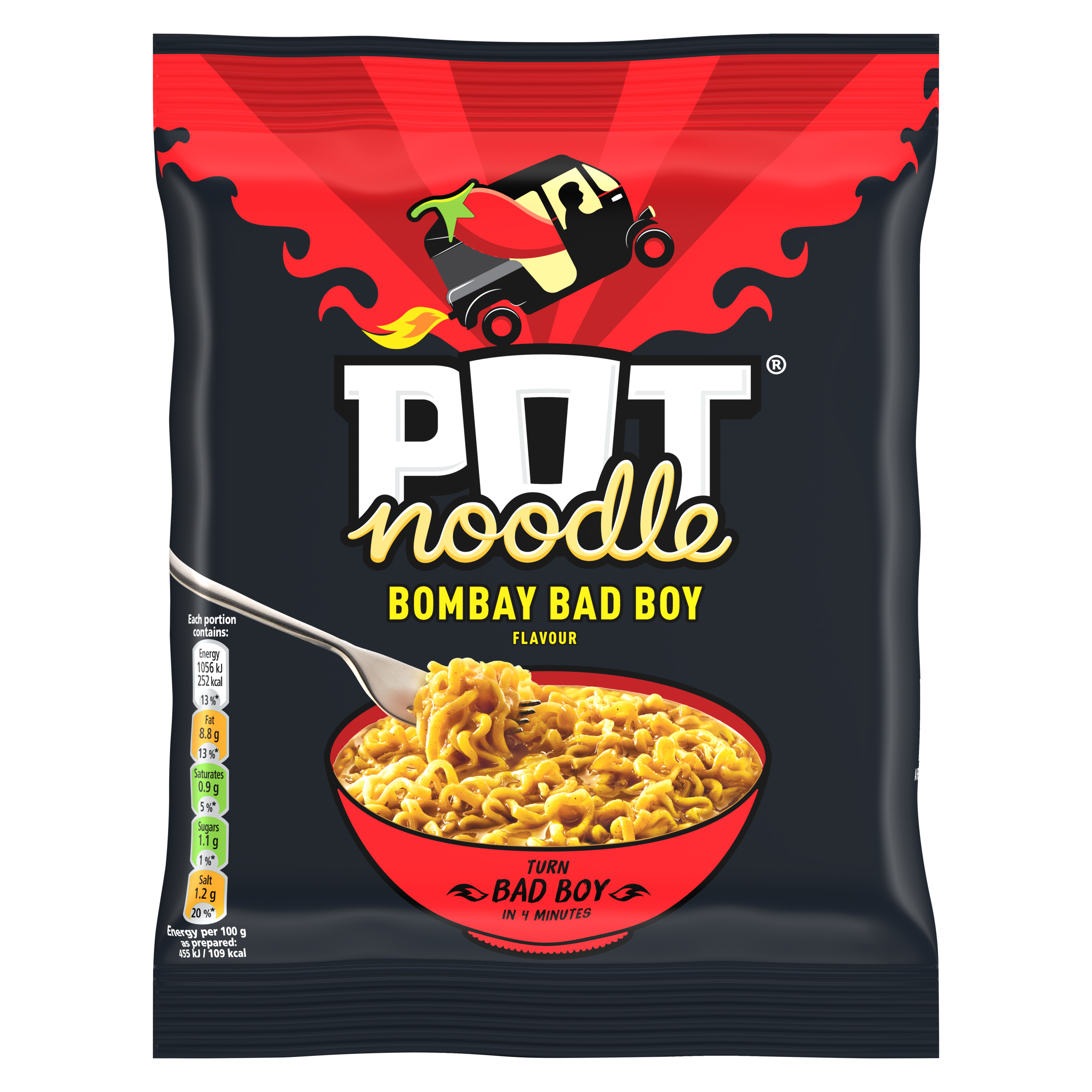 Pot Noodle Bombay Bad Boy Instant Noodles Block 115 g