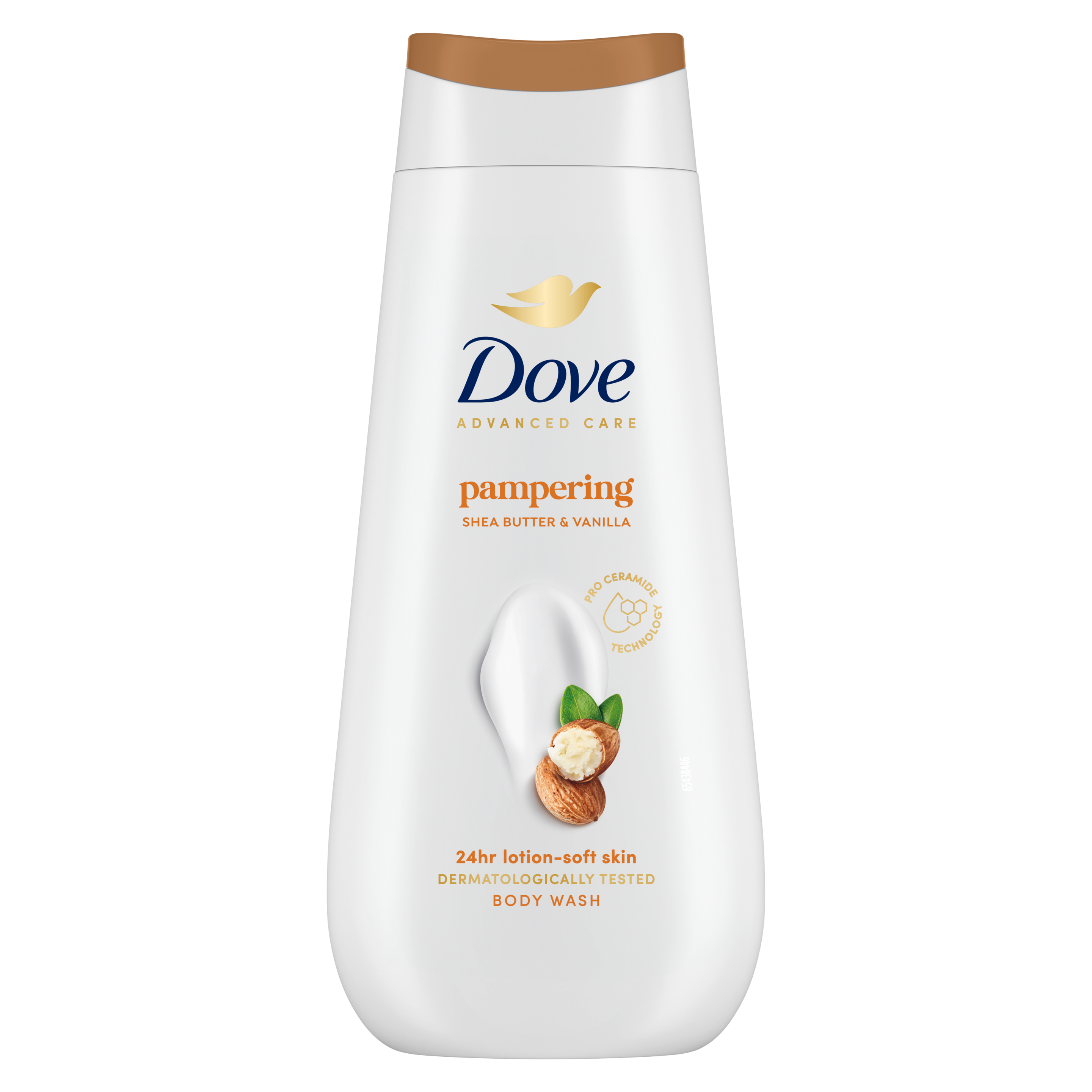 Dove Pampering Body Wash with Shea Butter and Warm Vanilla 225ml packshot