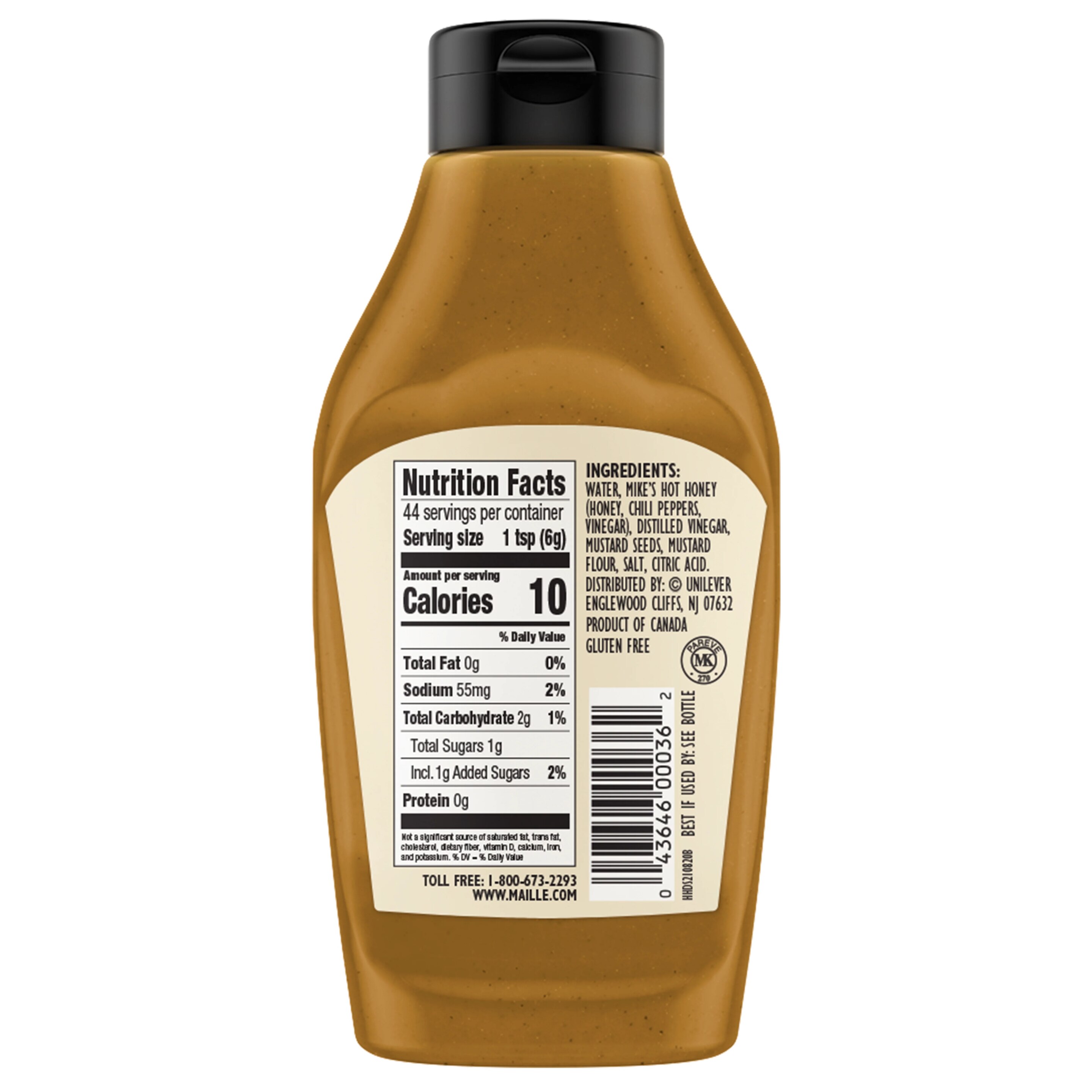 Maille Hot Honey Dijon Mustard, 9.4oz